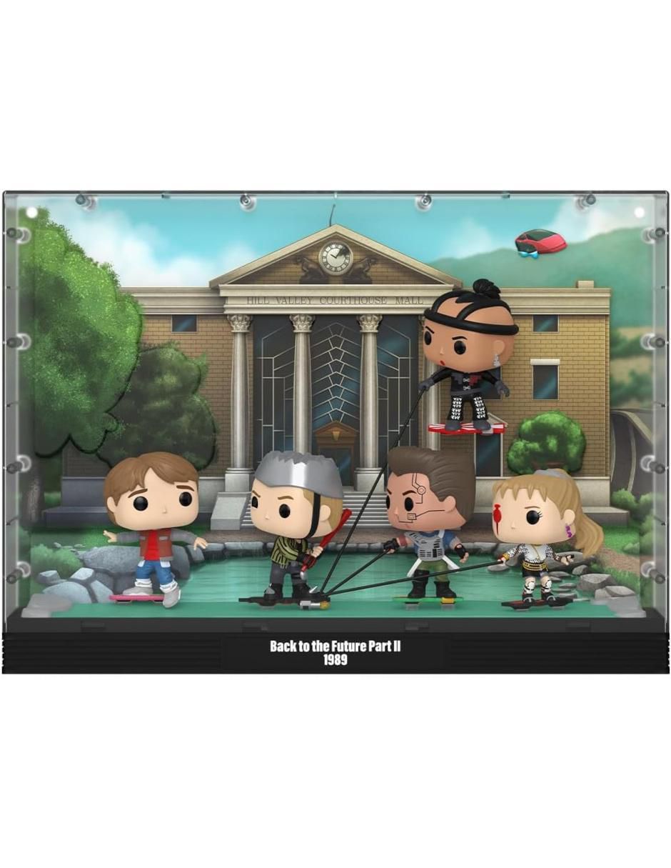 POP! Moment Back to the future II: Hoverboard chase Mary Mcfly, Griff Tannen, Data, Whitey y Spike POP! Moment Back to the future II: Hoverboard chase Mary Mcfly, Griff Tannen, Data, Whitey y Spike