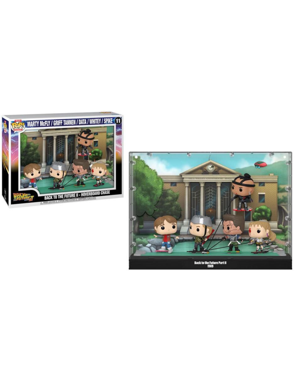 POP! Moment Back to the future II: Hoverboard chase Mary Mcfly, Griff Tannen, Data, Whitey y Spike 3