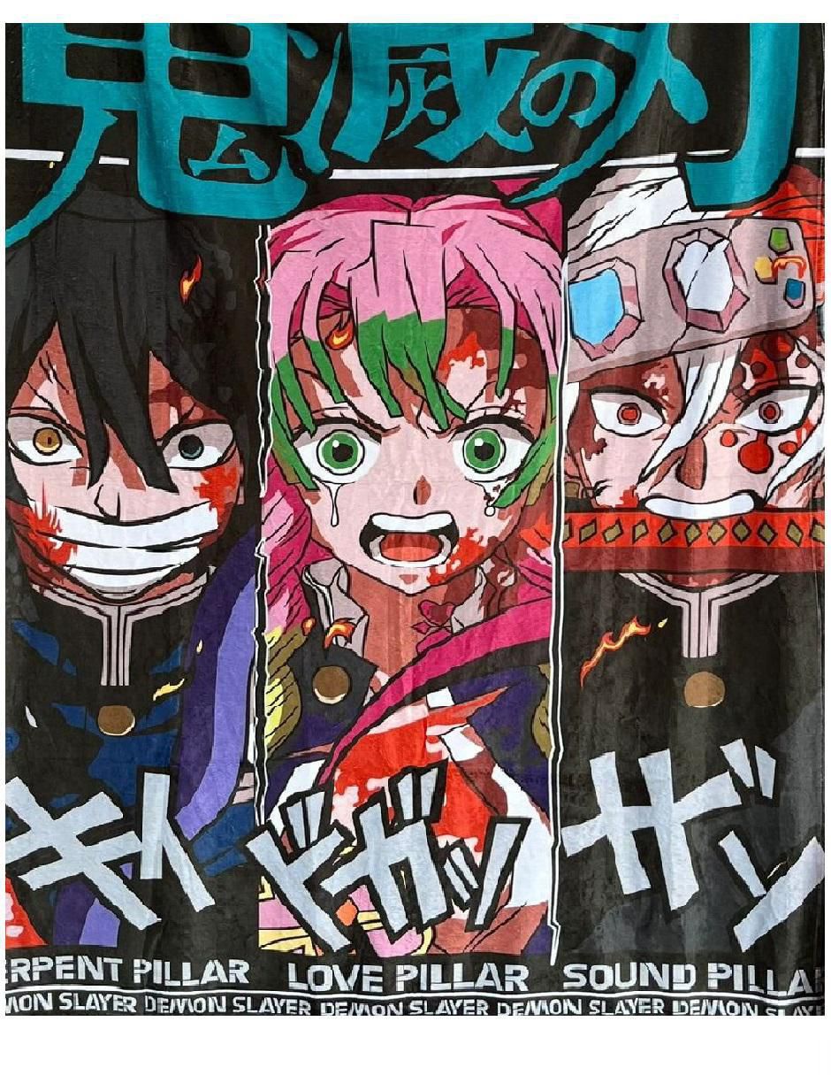 Frazada de tejido suave demon slayer: kimetsu no yaiba unisex Frazada de tejido suave demon slayer: kimetsu no yaiba unisex