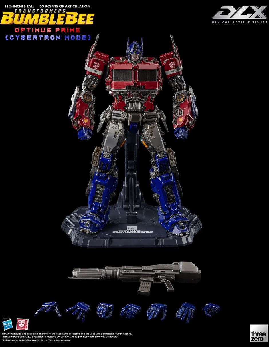 Figura de colección articulada Transformers Bumblebee Optimus Prime con luz 2