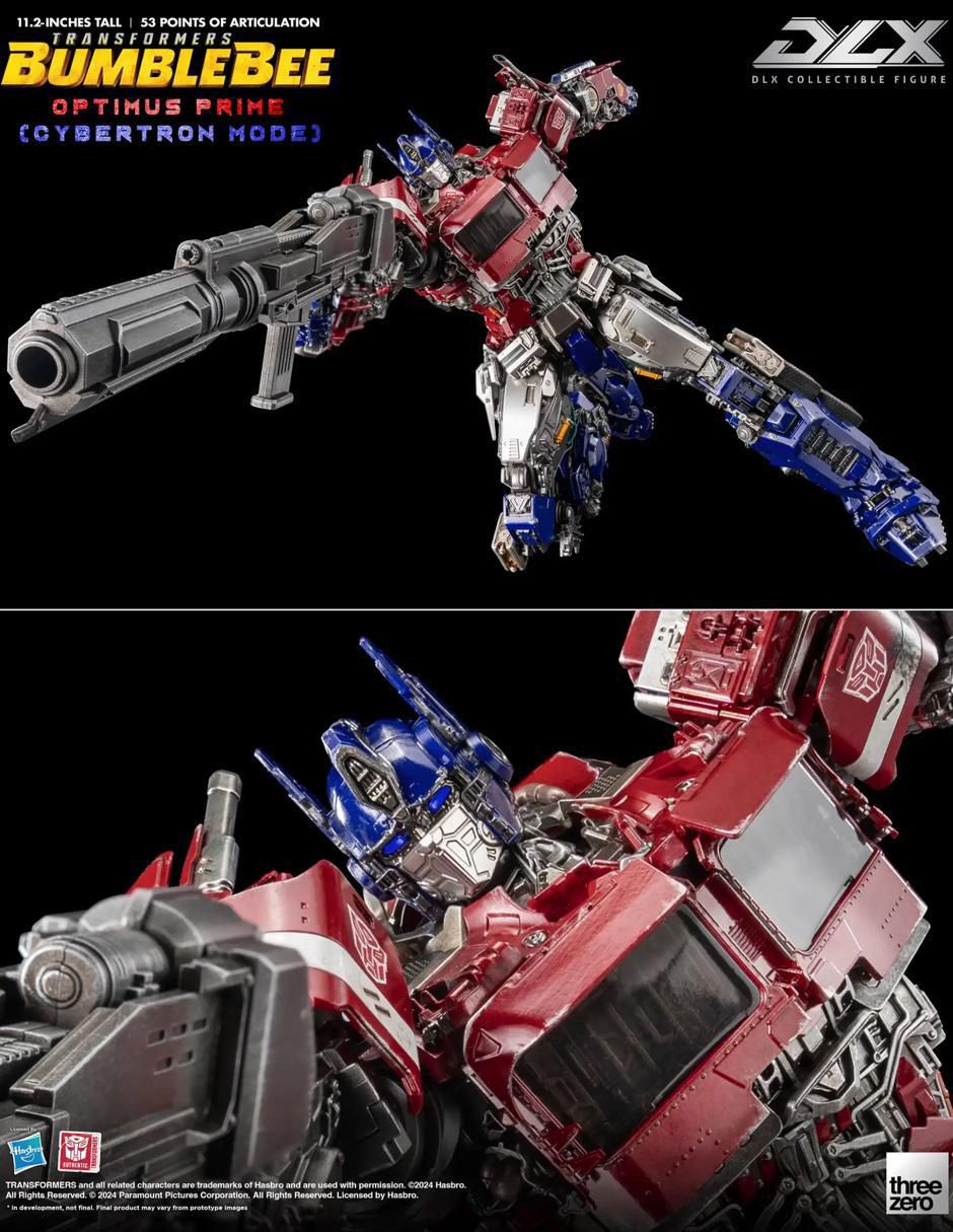 Figura de colección articulada Transformers Bumblebee Optimus Prime con luz 6