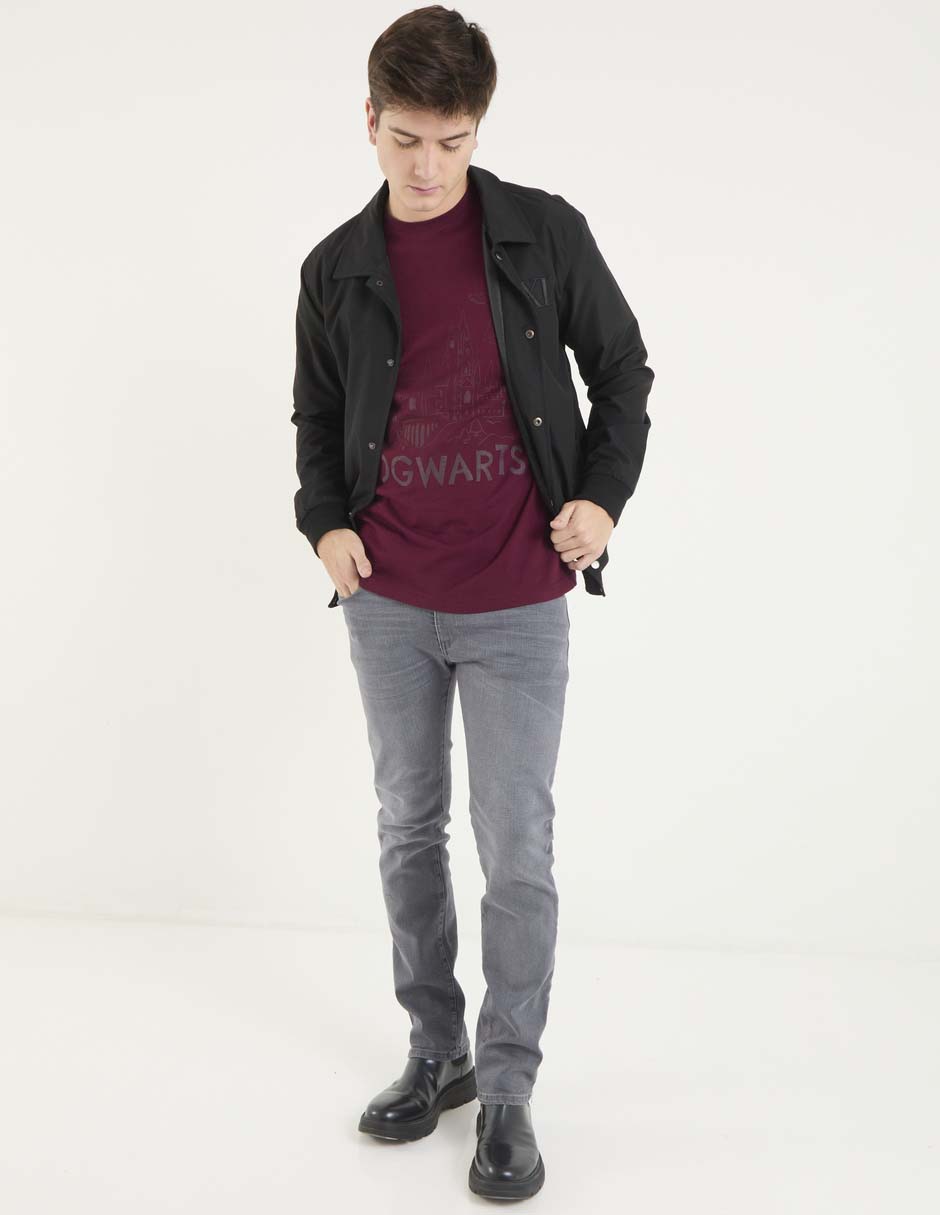 Playera Hogwarts cuello redondo para hombre 3