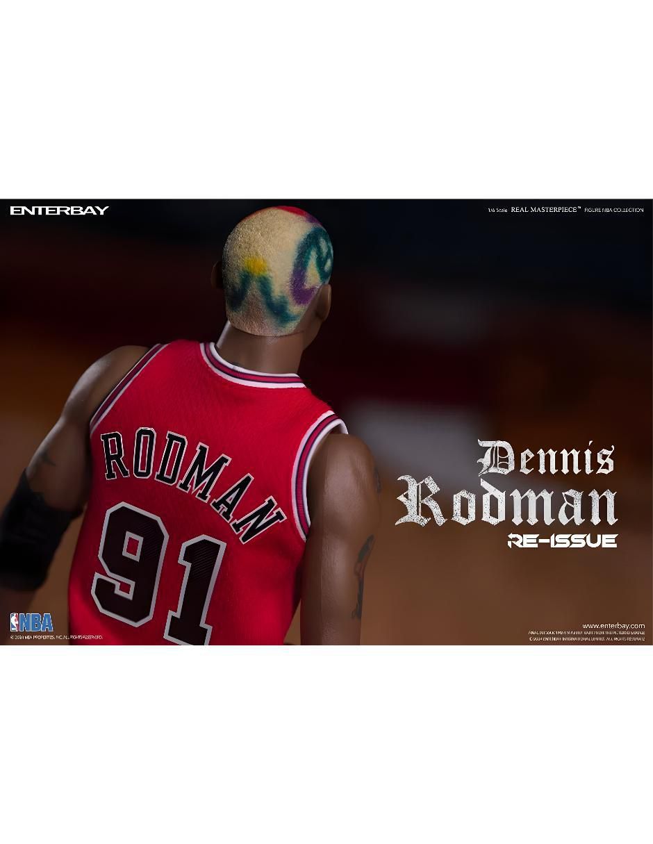 Figura de colección articulada Chicago Bulls Dennis Rodman limitada 3