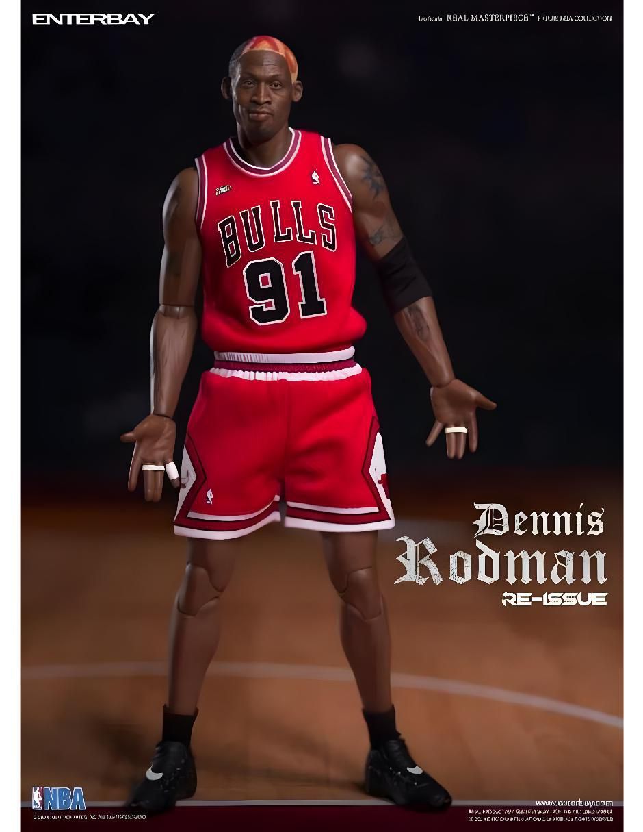 Figura de colección articulada Chicago Bulls Dennis Rodman limitada 4