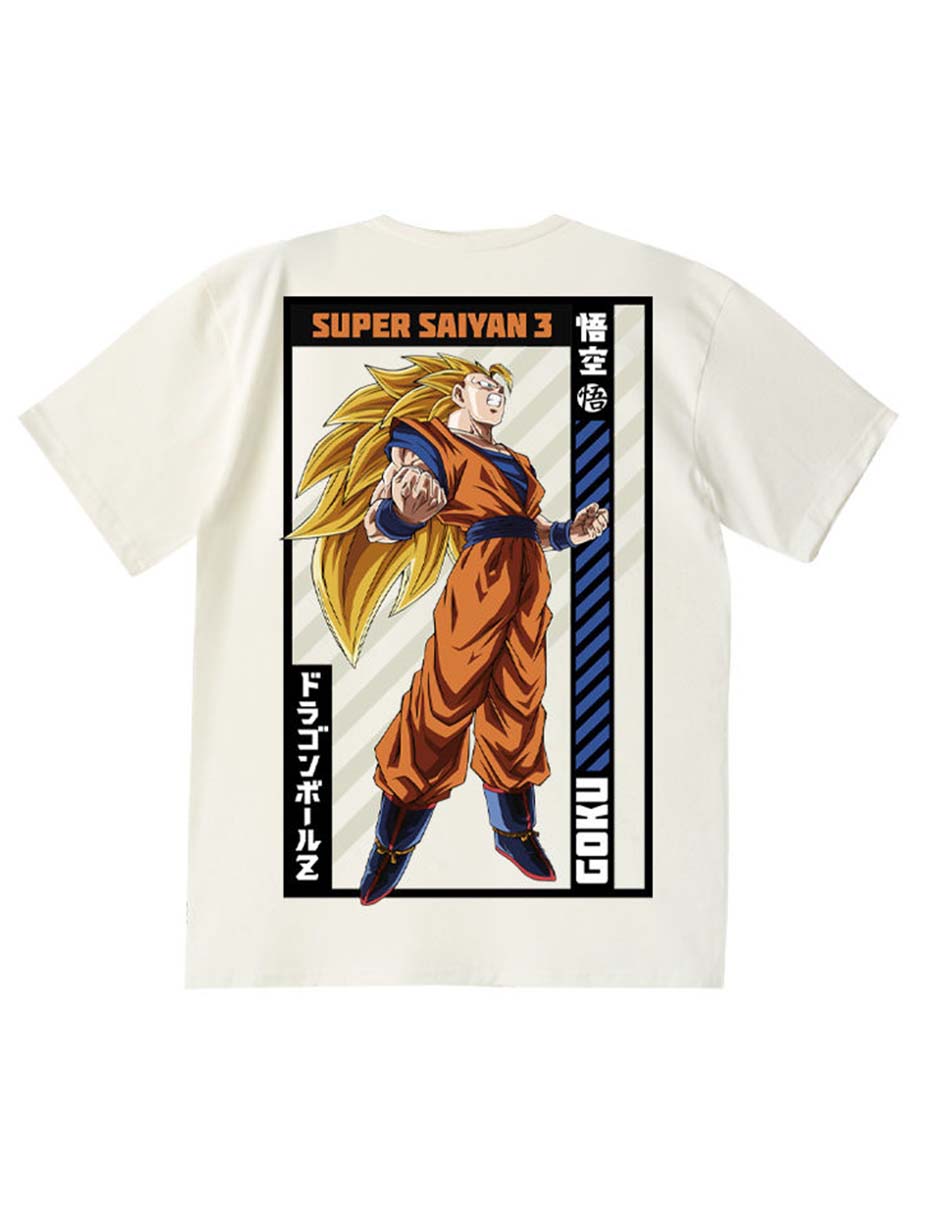 Playera Dragon Ball Z cuello redondo para hombre 2