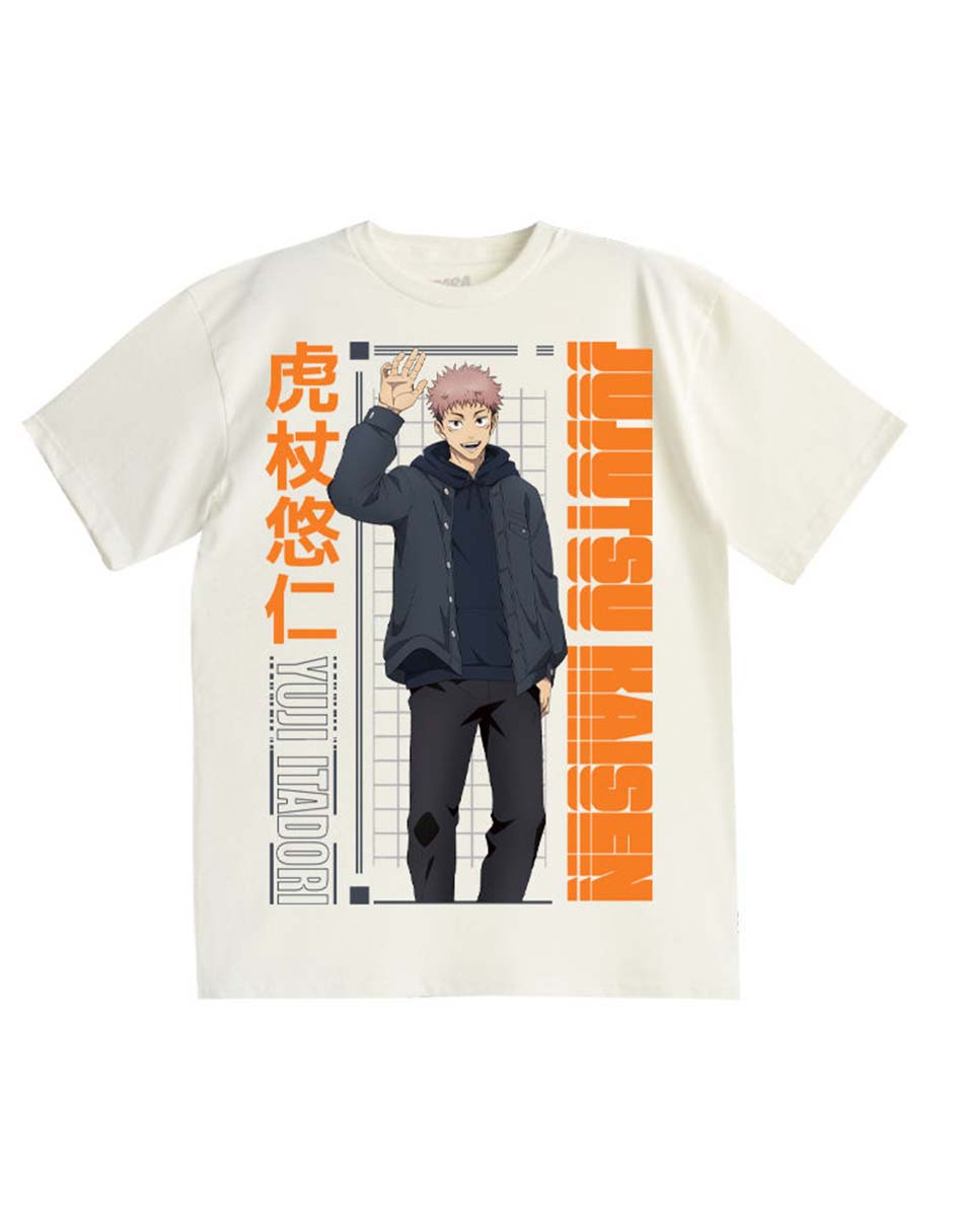 Playera Jujutsu Kaisen cuello redondo para hombre