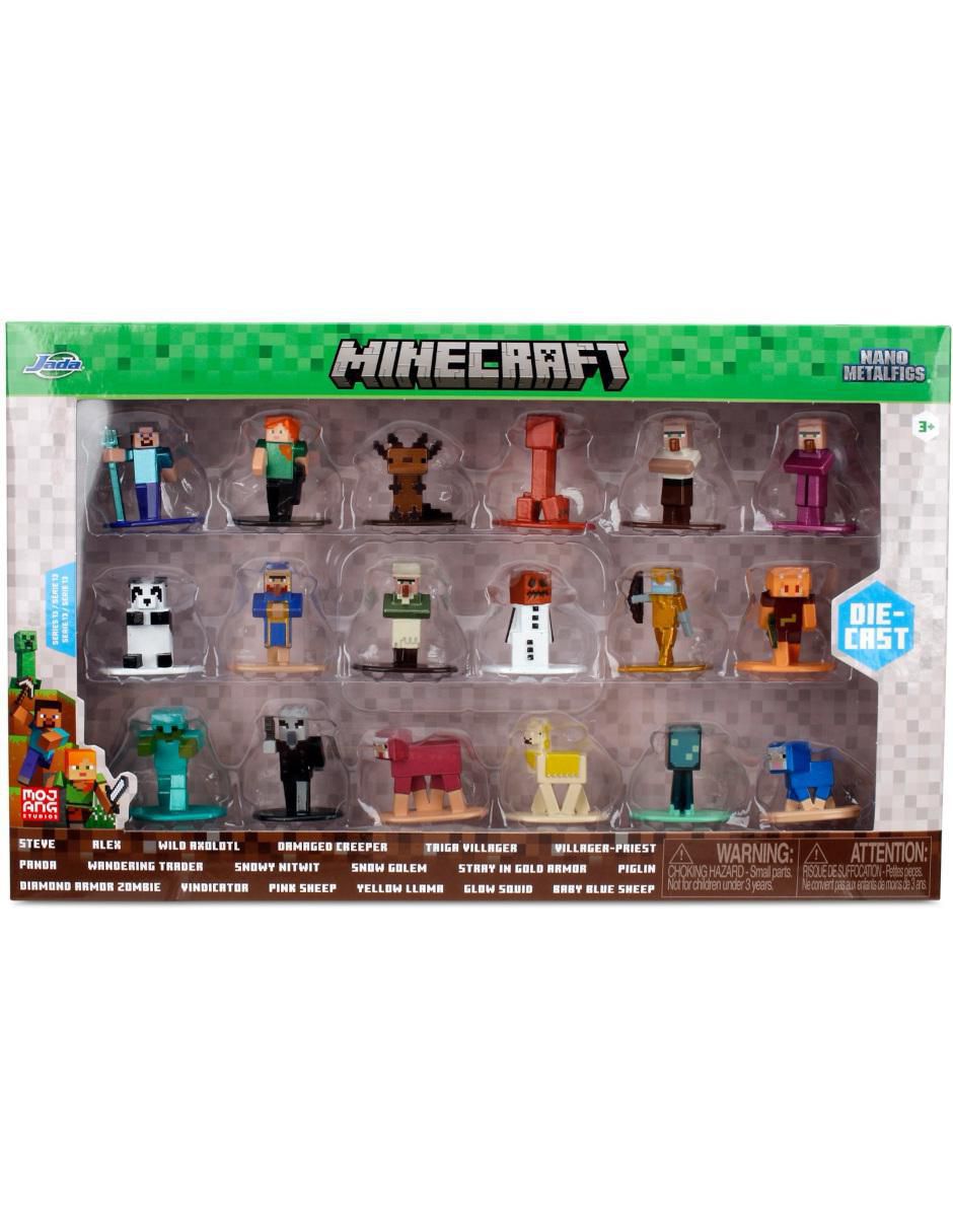 Set figuras acción Minecraft 3