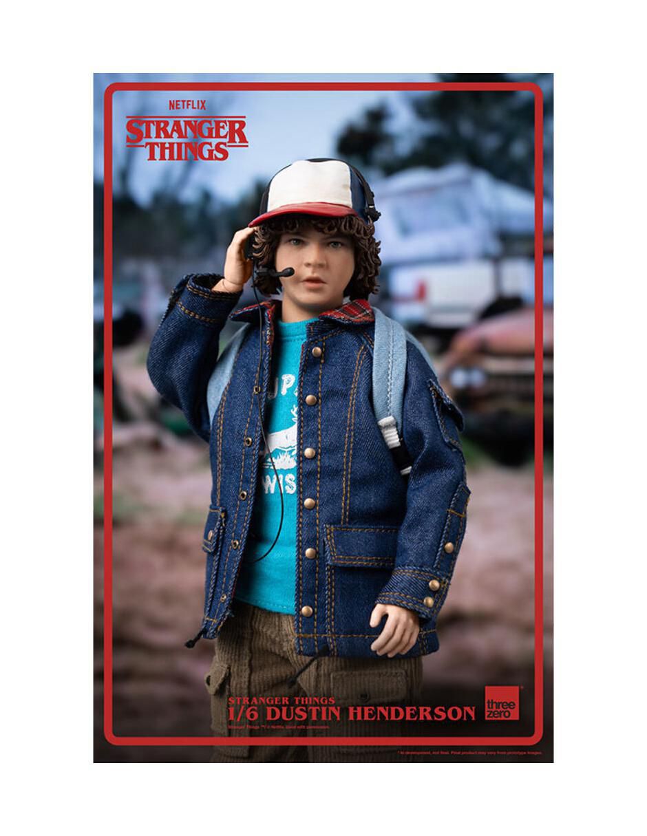 Figura de colección articulada Stranger Things Dustin Henderson especial con movimiento 4