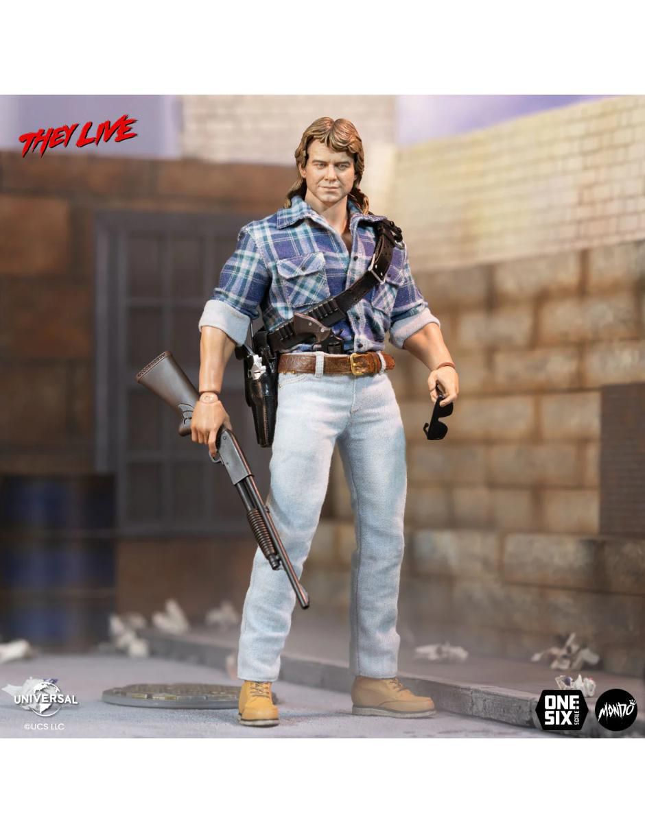 Figura de colección articulada They Live John Nada limitada 5
