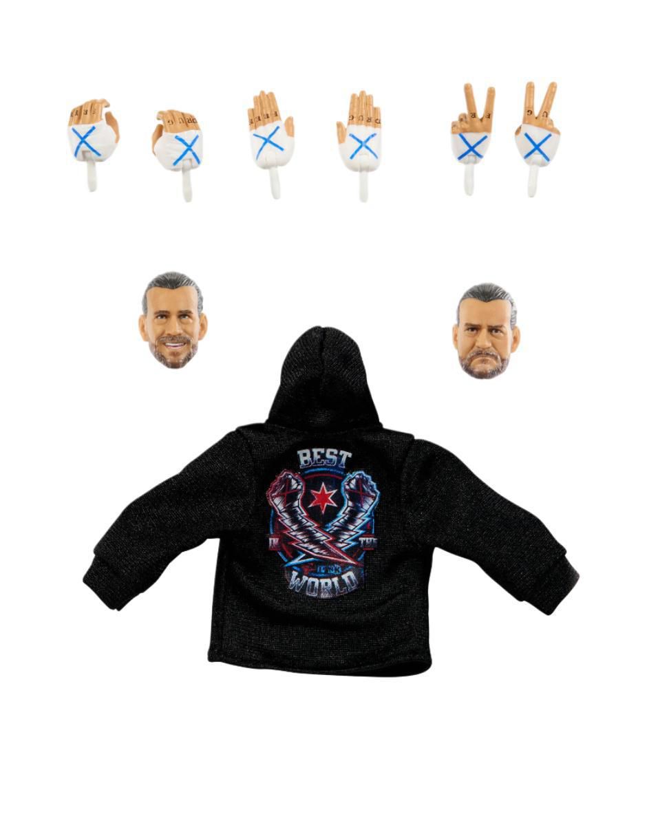 Figura de colección articulada WWE Cm Punk collectors 2