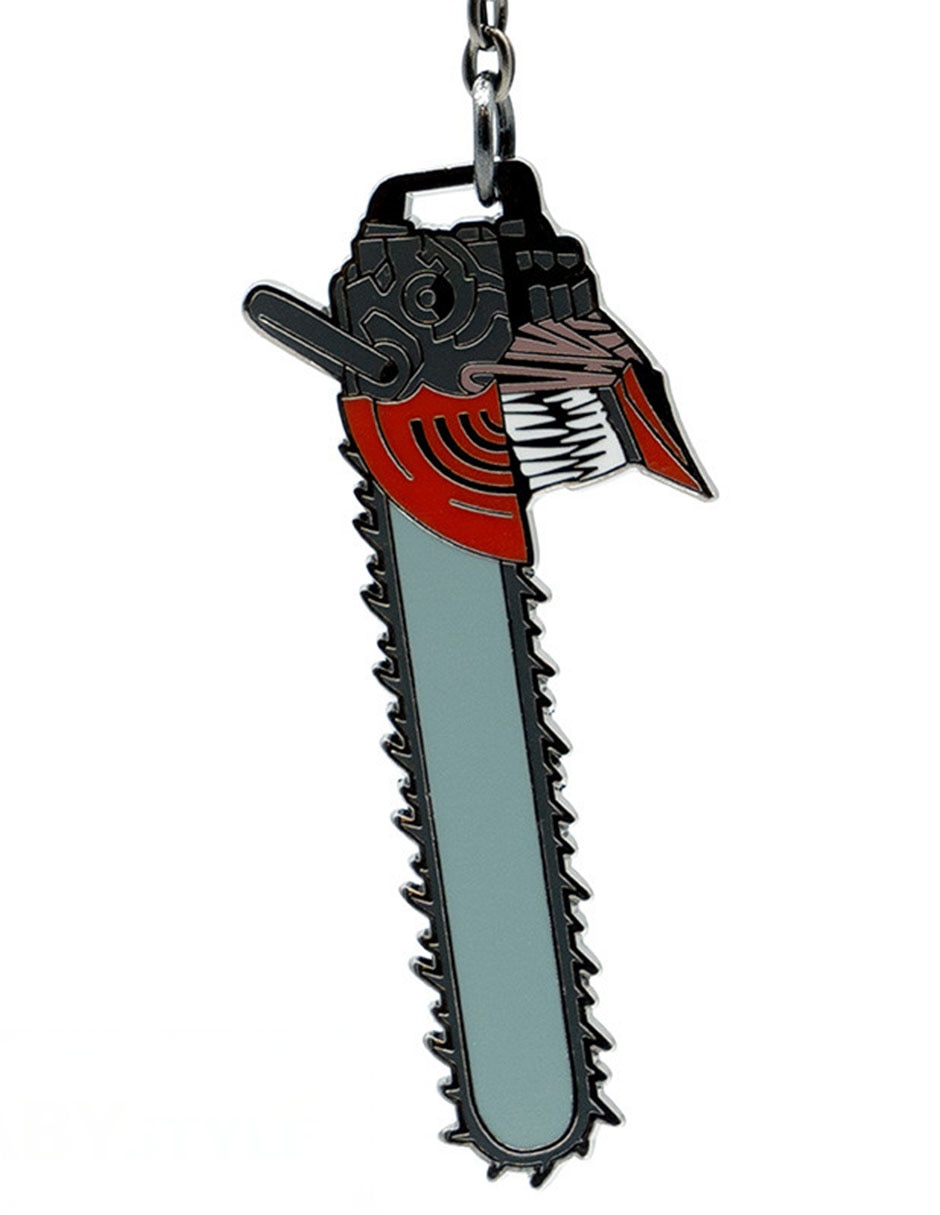 Llavero Chainsaw Man de acero inoxidable 3