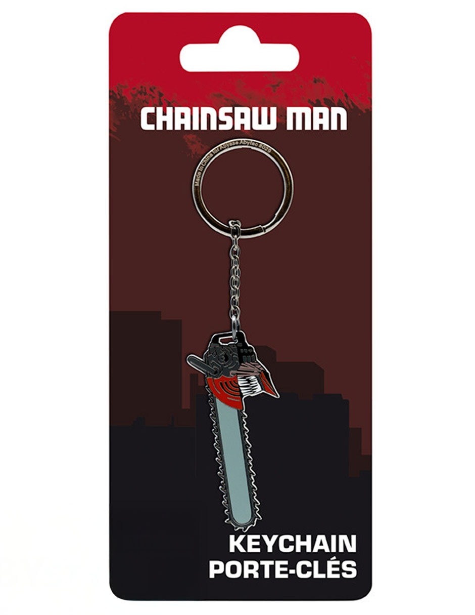 Llavero Chainsaw Man de acero inoxidable 4