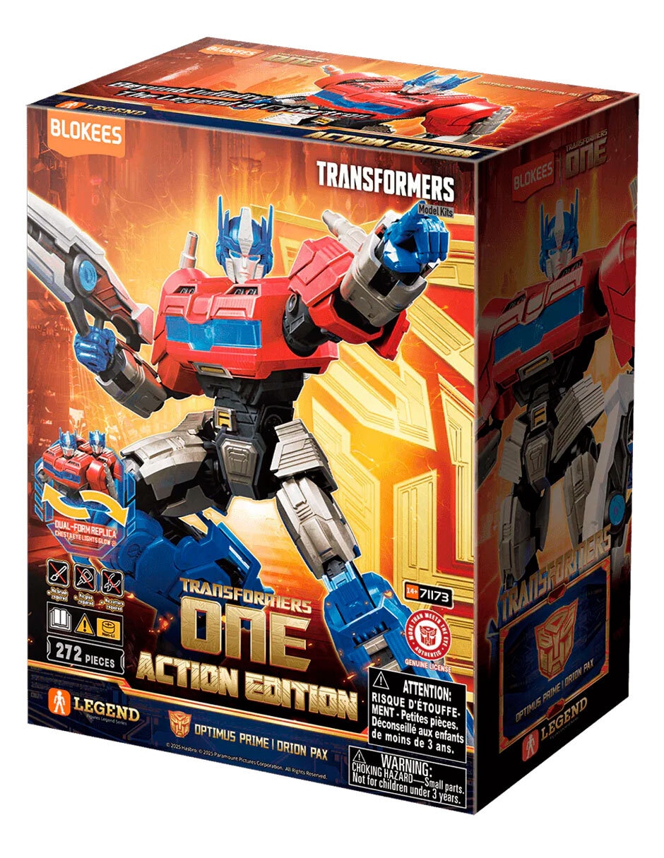 Figura de colección articulada Transformers One Optimus Prime/Orion Pax 2