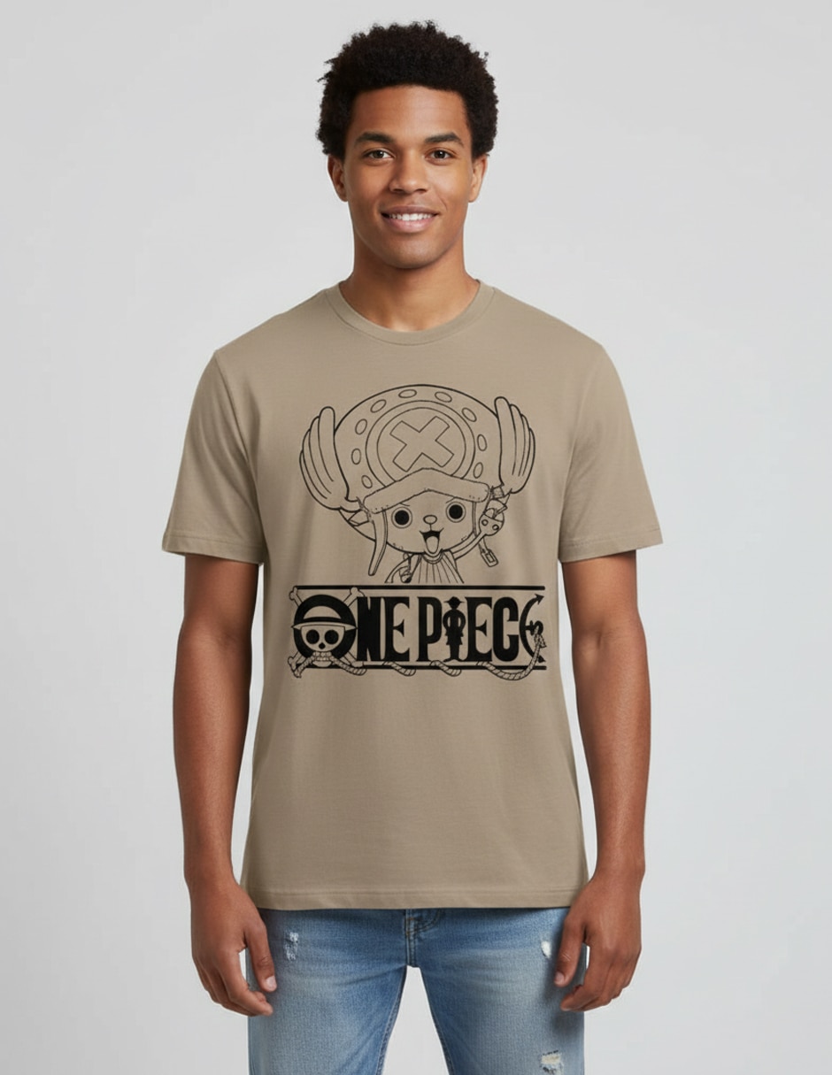 Playera cuello redondo para hombre