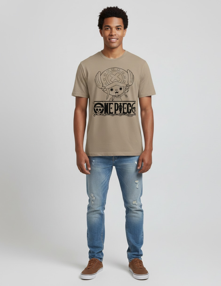 Playera cuello redondo para hombre 2