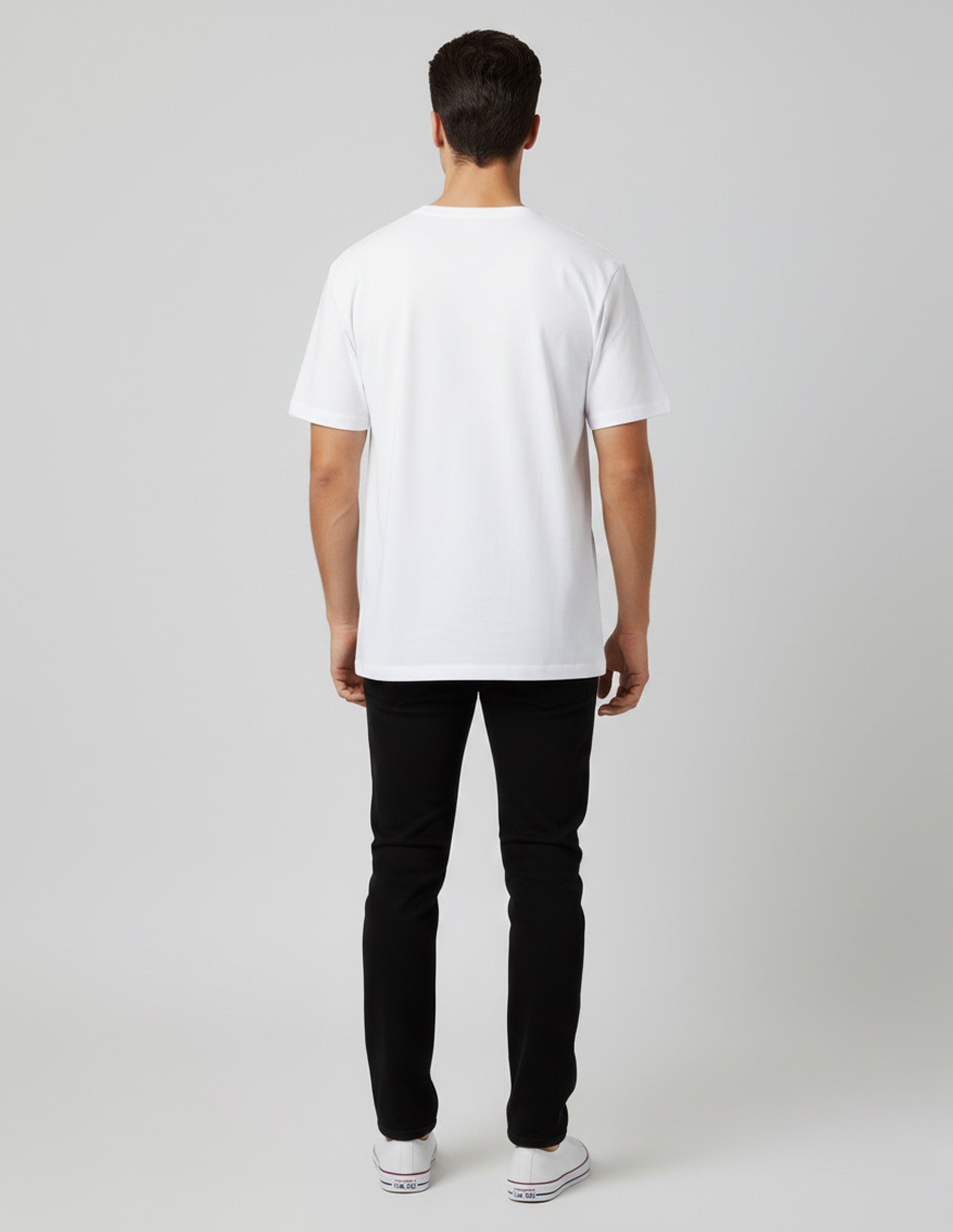 Playera cuello redondo para hombre 4