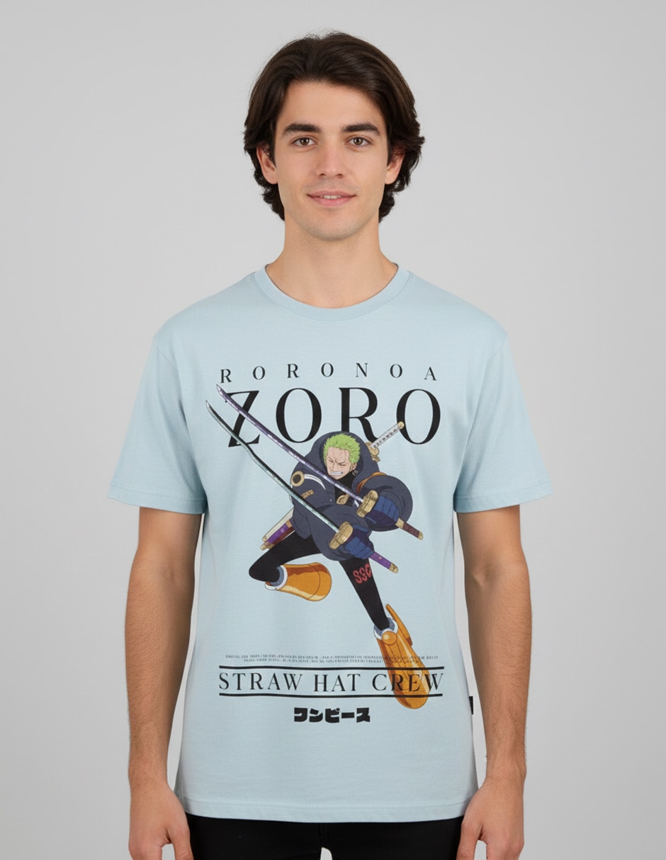 Playera cuello redondo para hombre