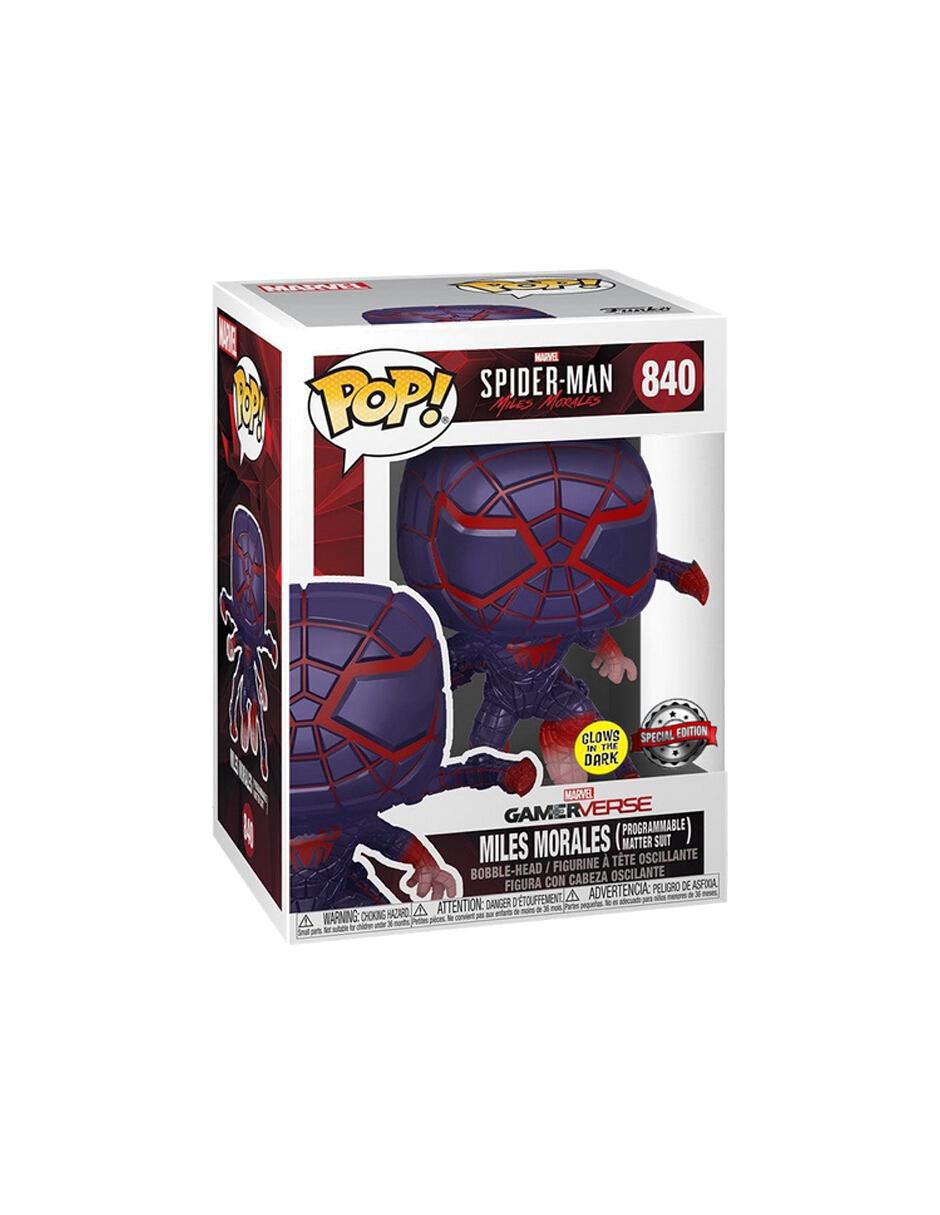 Funko Pop! Marvel Spider Man Miles Morales Glow 2