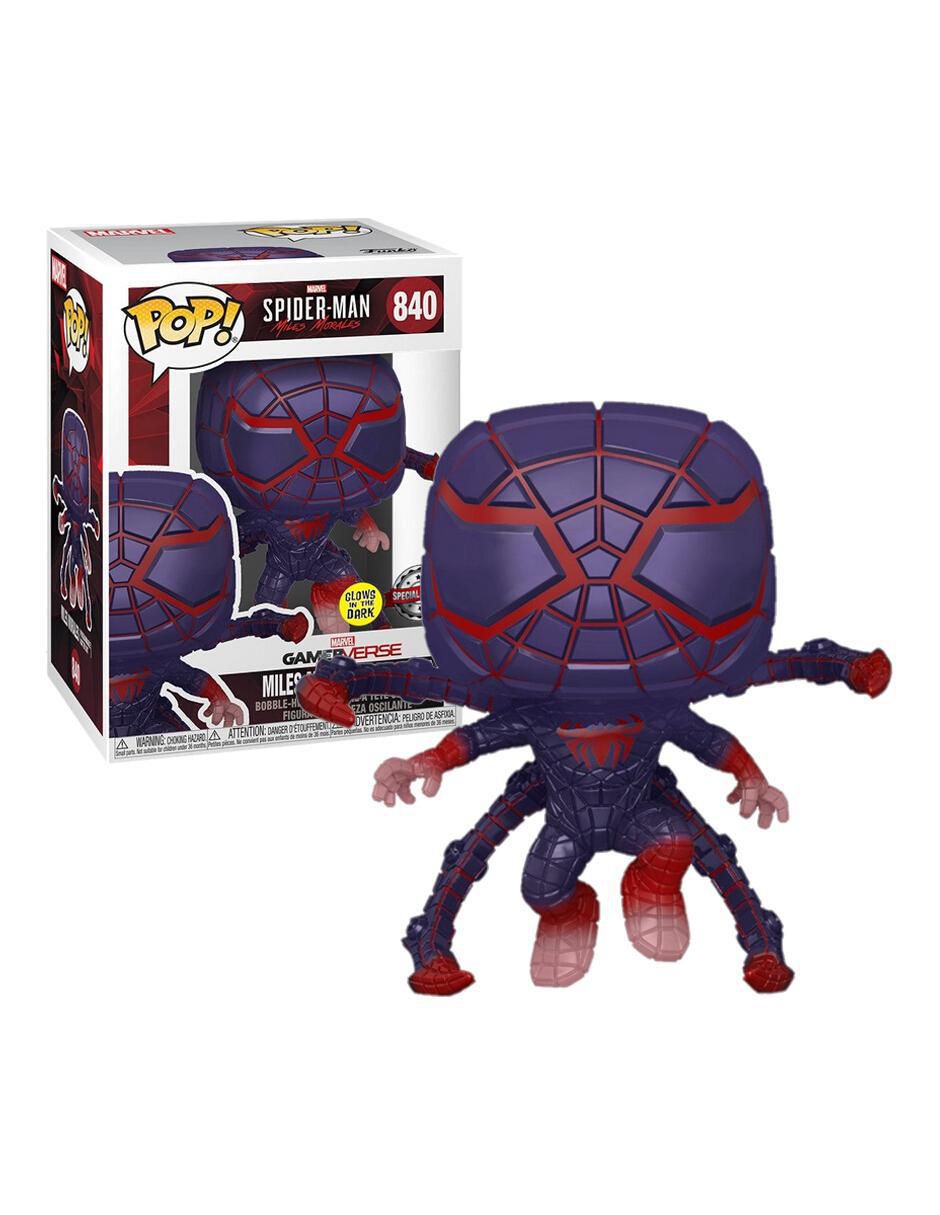 Funko Pop! Marvel Spider Man Miles Morales Glow 3
