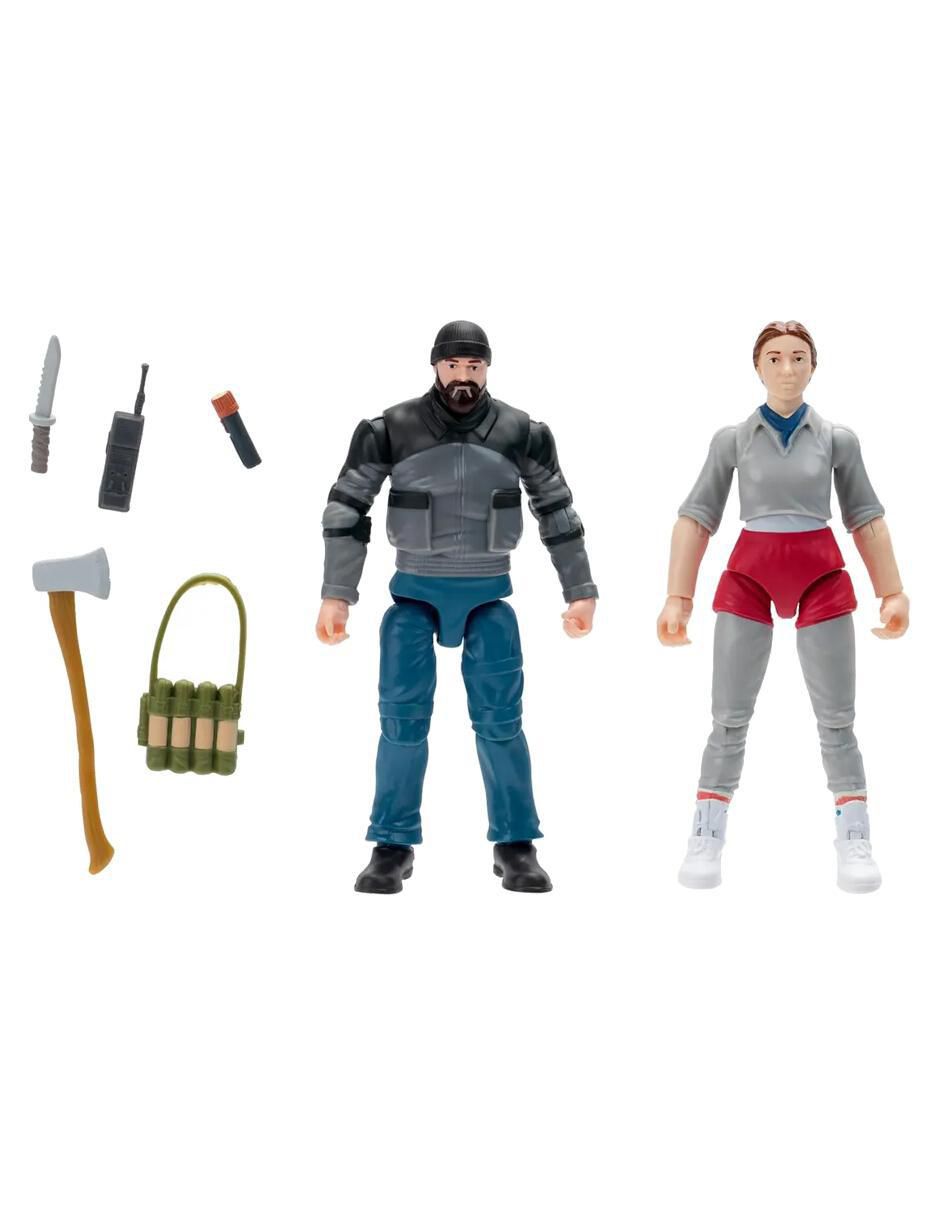 Figura de colección articulada Stranger Things Hopper & Eleven especial 3