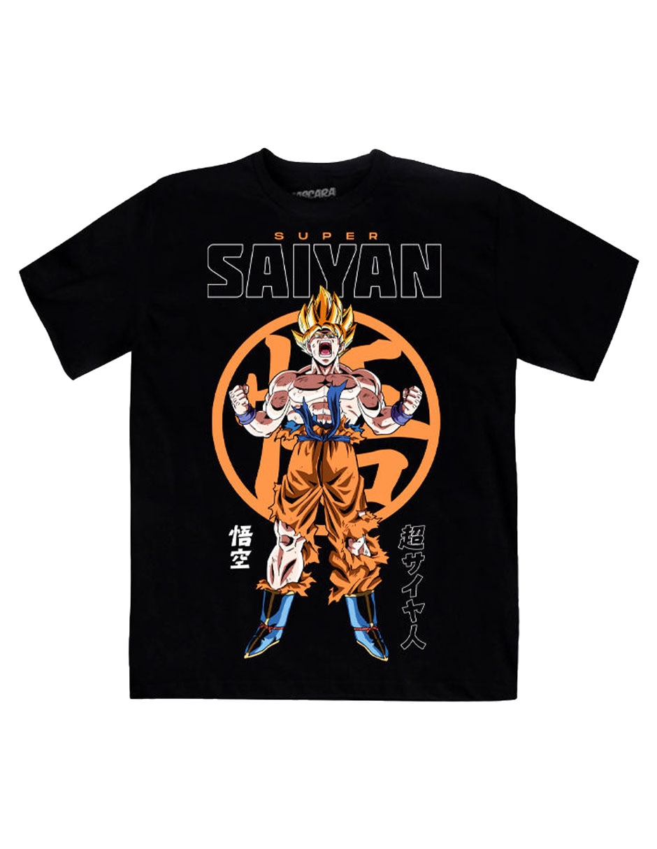 Playera Dragon Ball cuello redondo para hombre