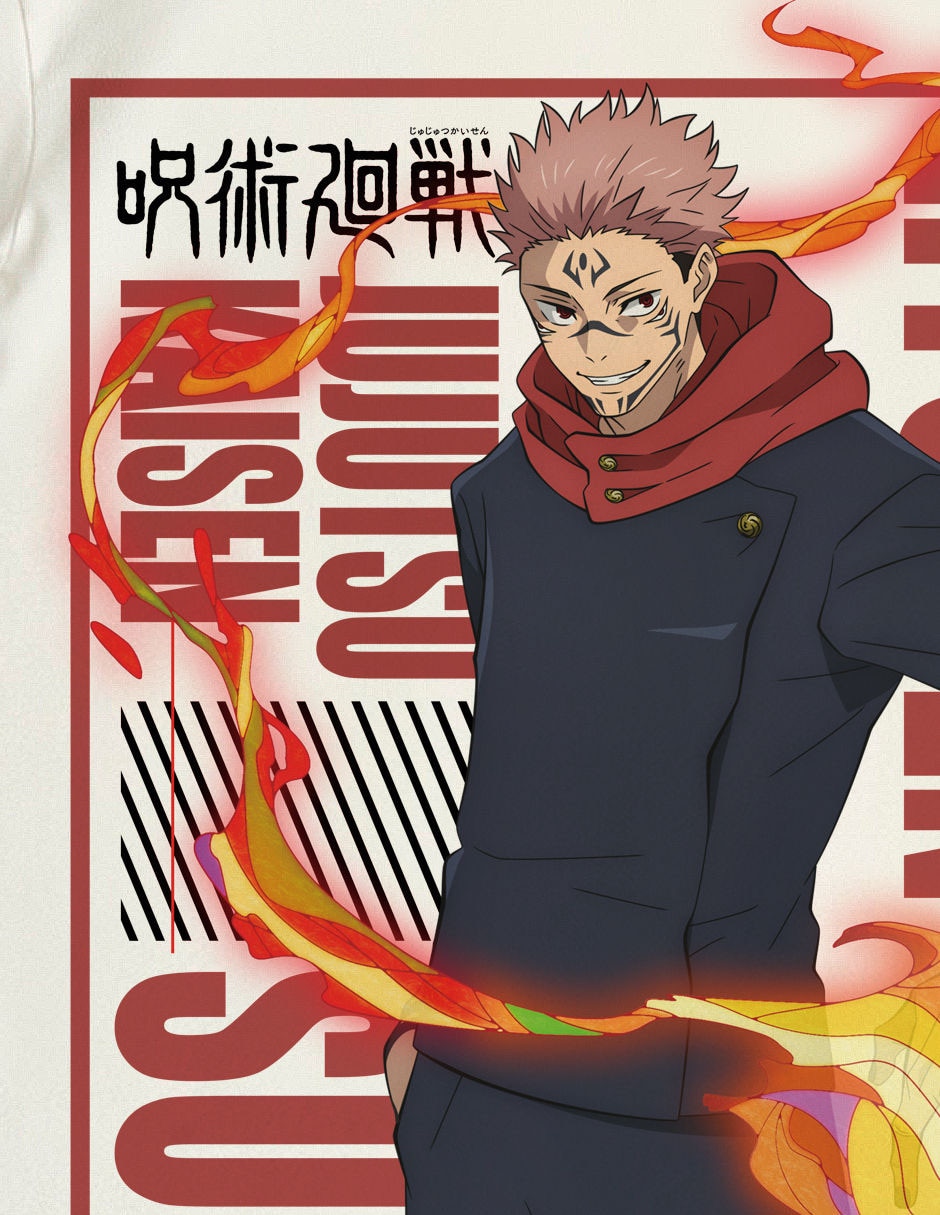 Playera Jujutsu Kaisen cuello redondo para hombre 2
