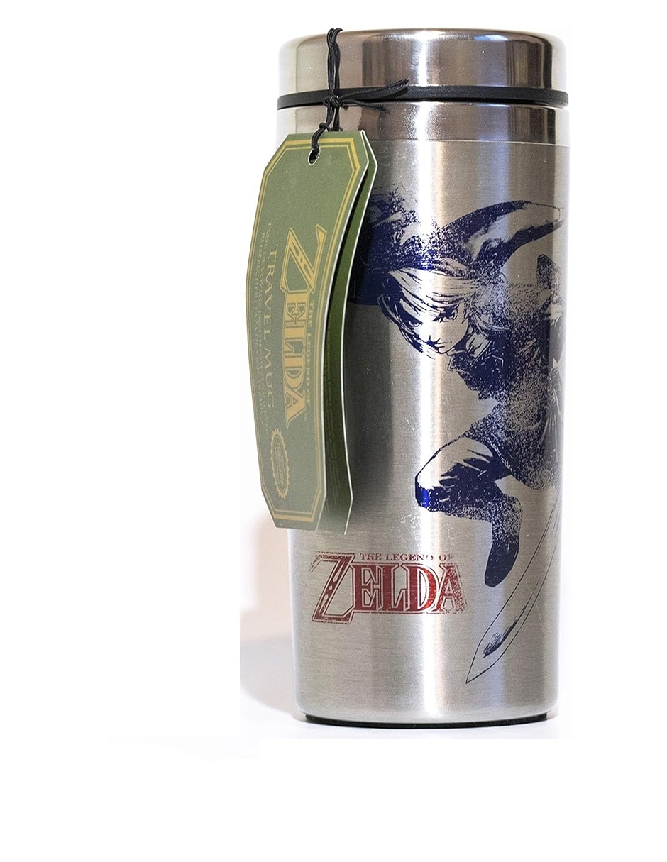 Termo de metal con tapa a presión 450 ml 2