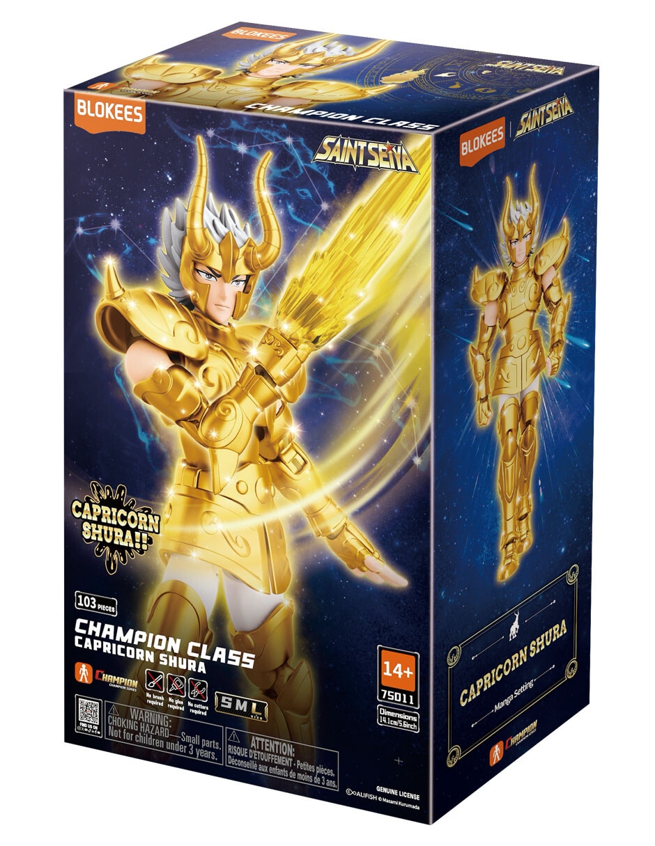 Figura de colección articulada Saint seiya Capricorn Shura 3