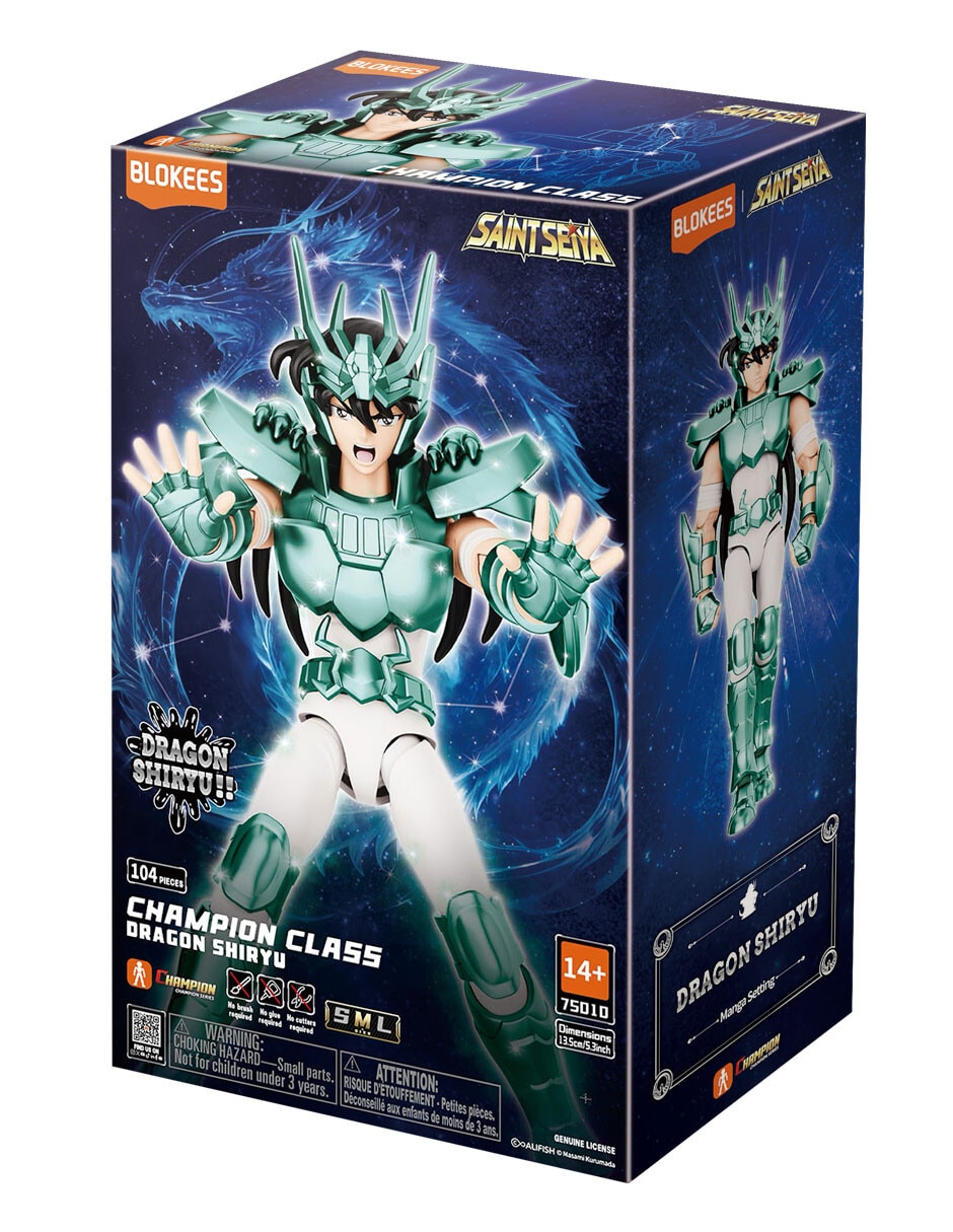 Figura de colección articulada Saint seiya Dragon Shiryu 3