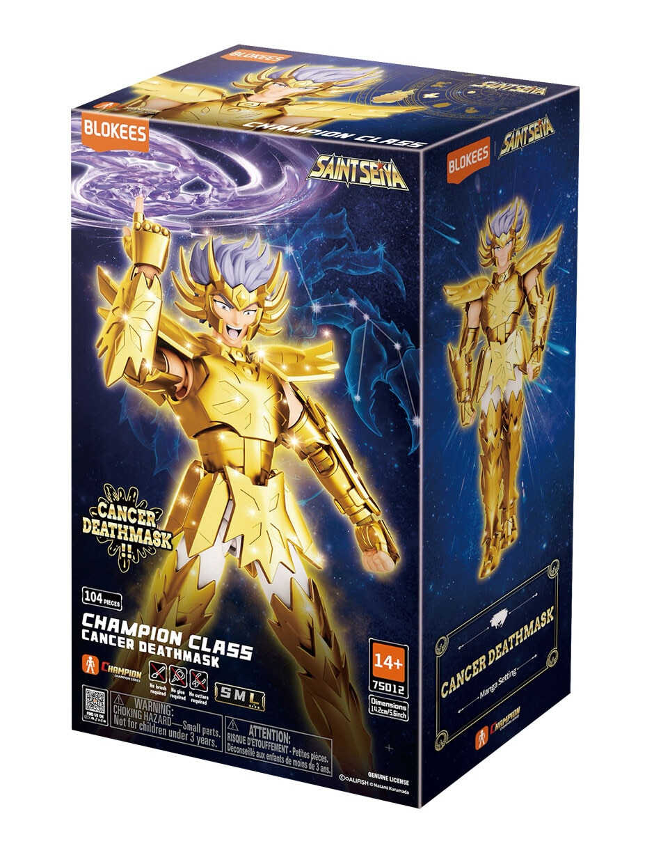 Figura de colección articulada Saint seiya Cancer Deathmask 3