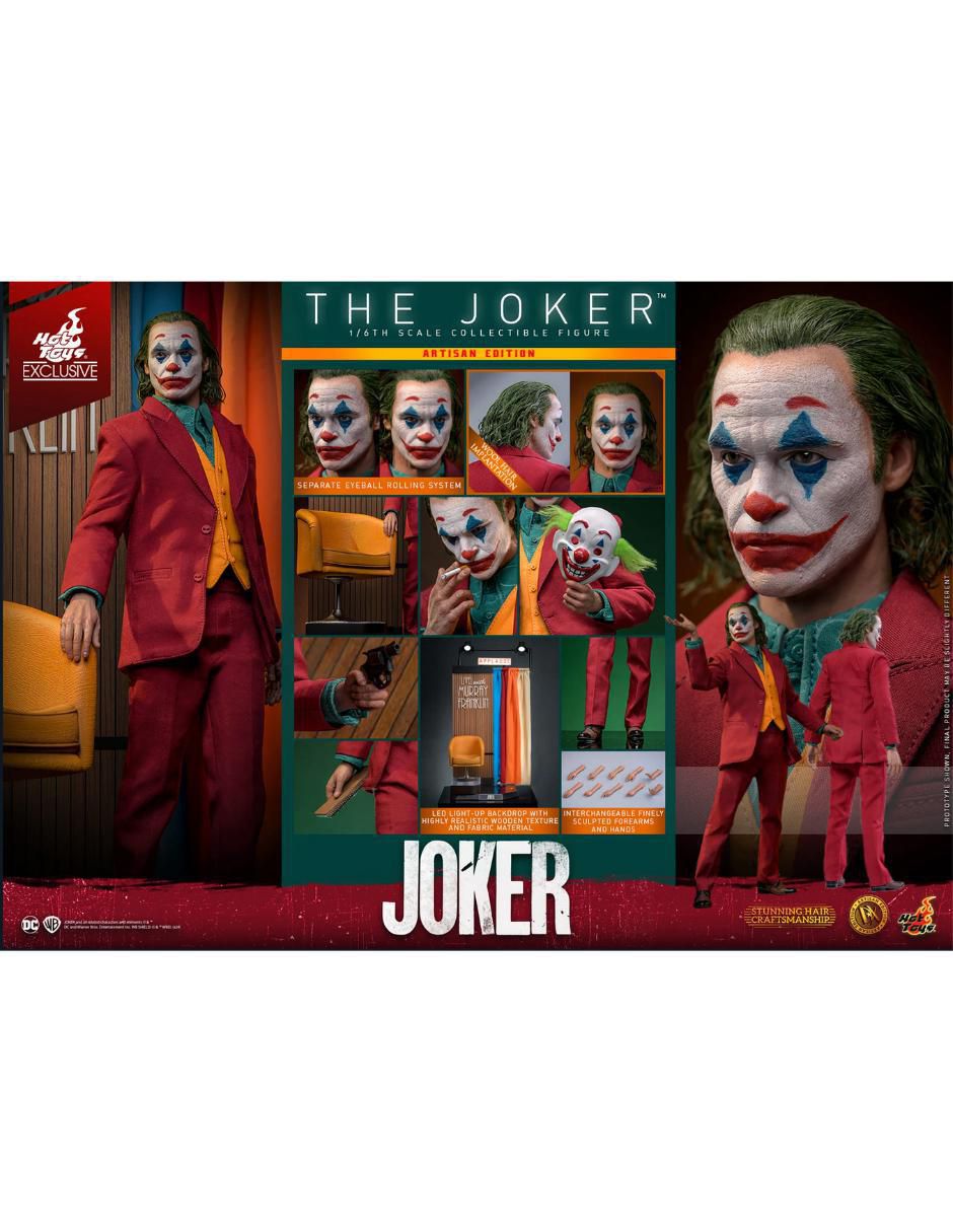 Figura de colección articulada Joker deluxe con luz 2