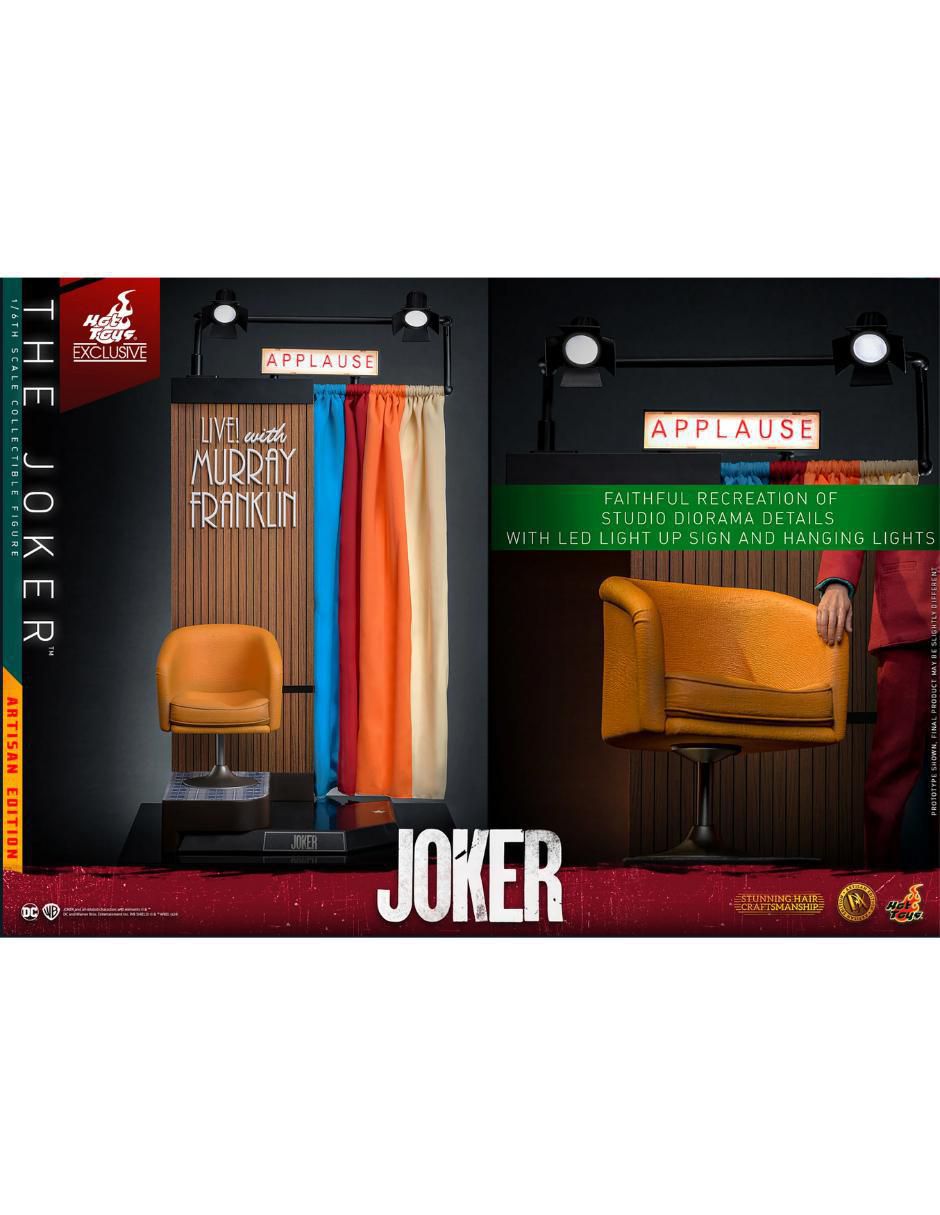 Figura de colección articulada Joker deluxe con luz 10