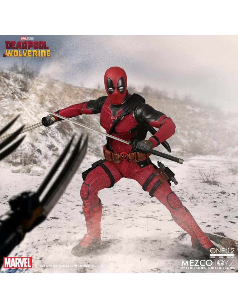 Figura de colección articulada Deadpool & Wolverine Deadpool action 3
