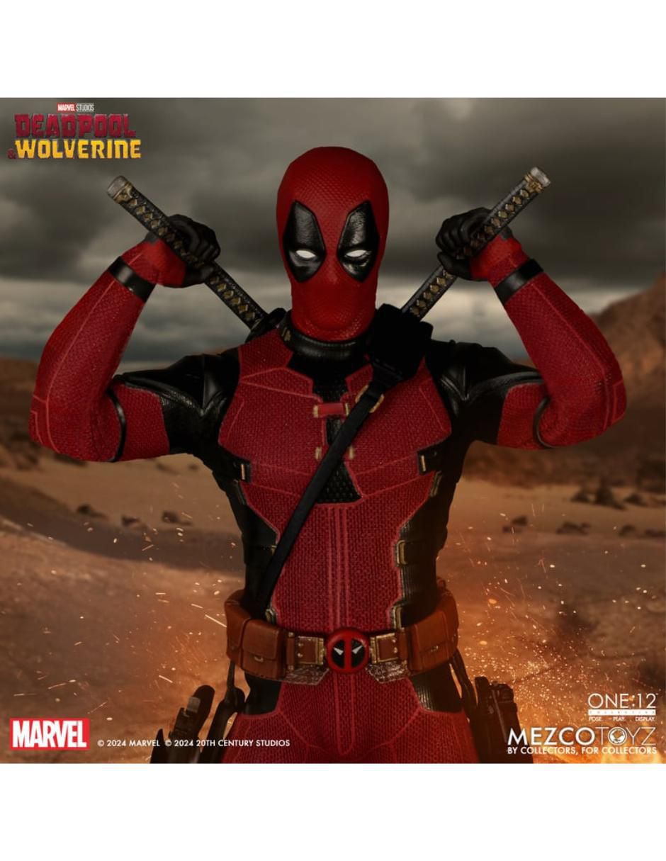 Figura de colección articulada Deadpool & Wolverine Deadpool action 4