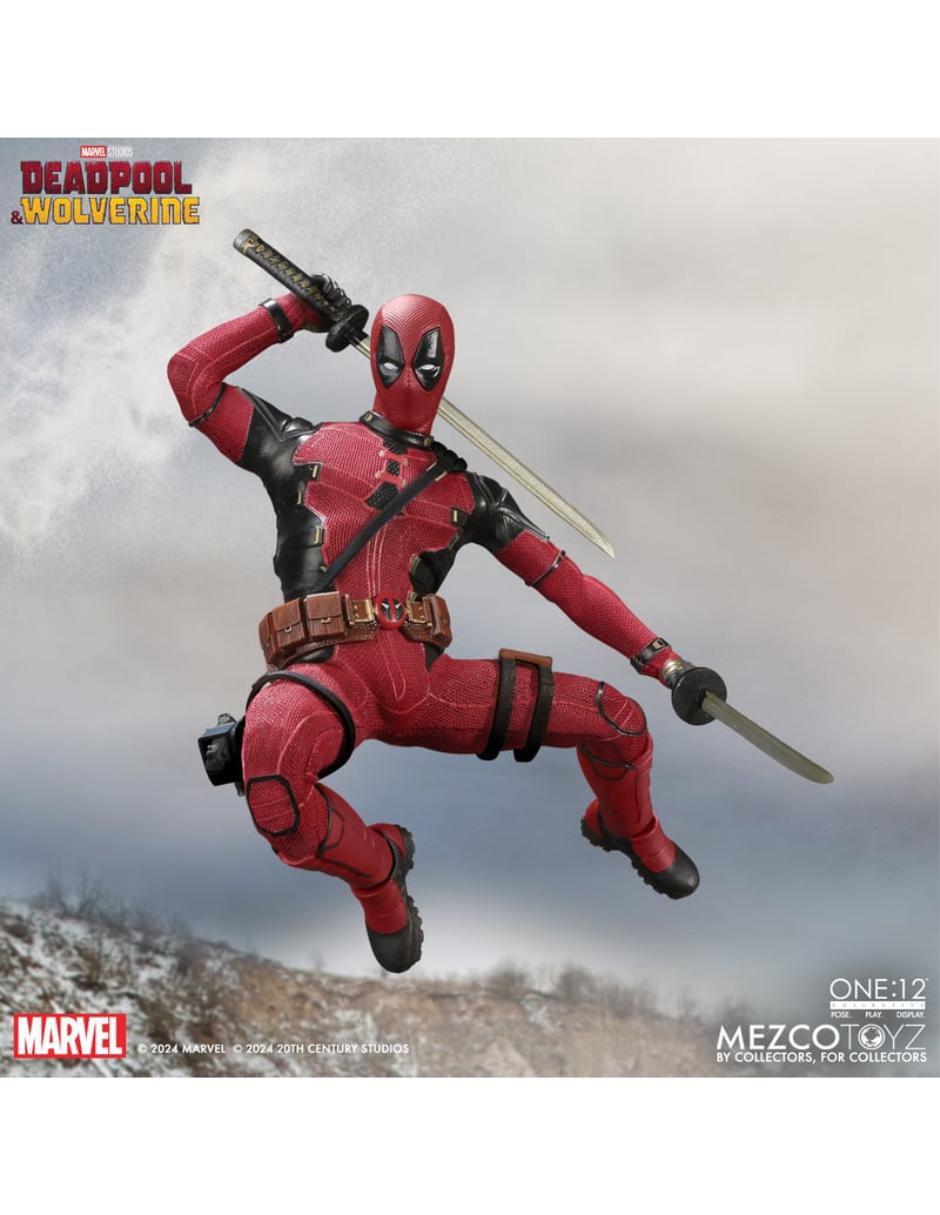 Figura de colección articulada Deadpool & Wolverine Deadpool action 8