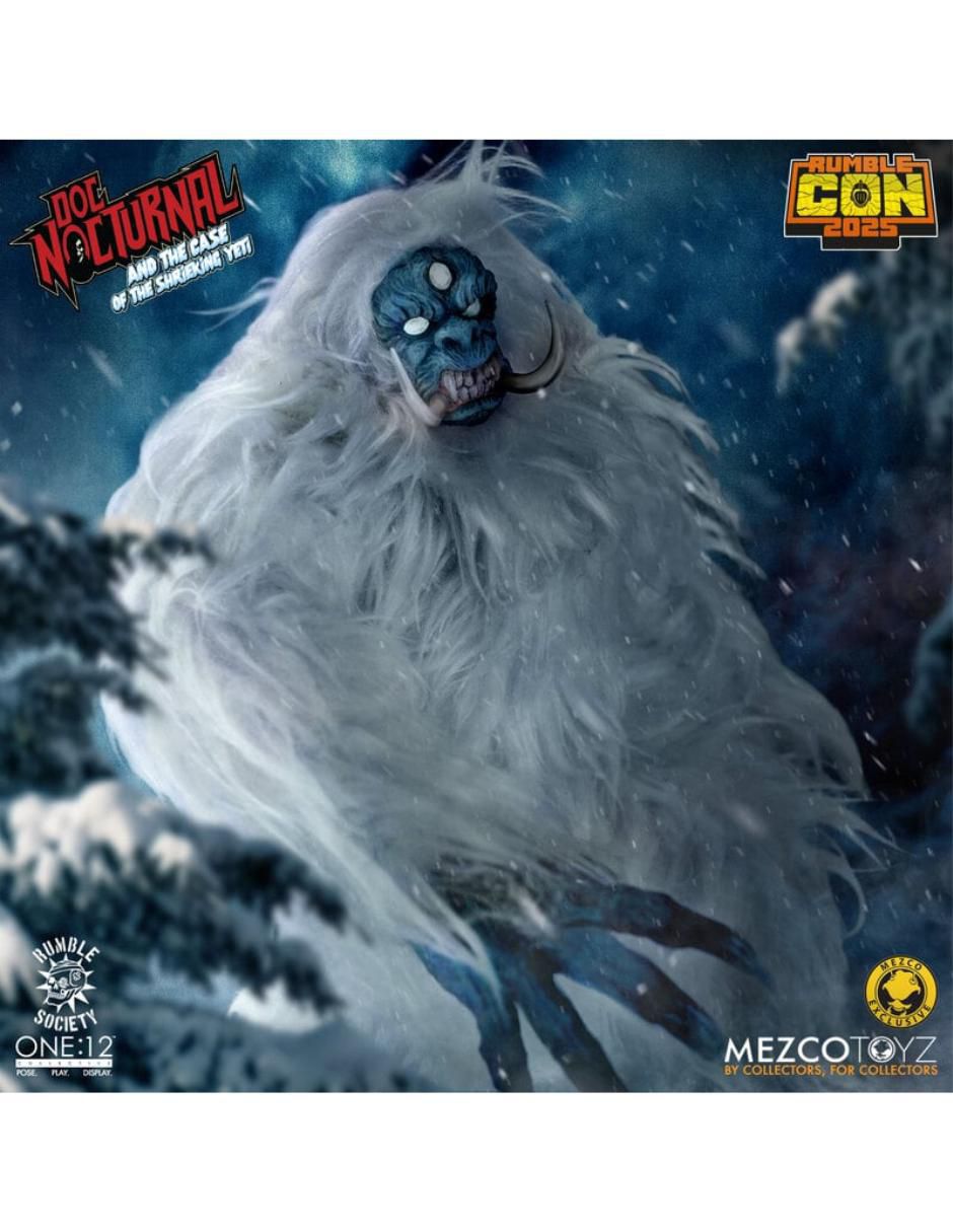 Set figuras acción articulada Doc Nocturnal and the Case of the Shrieking Yeti limitada 12