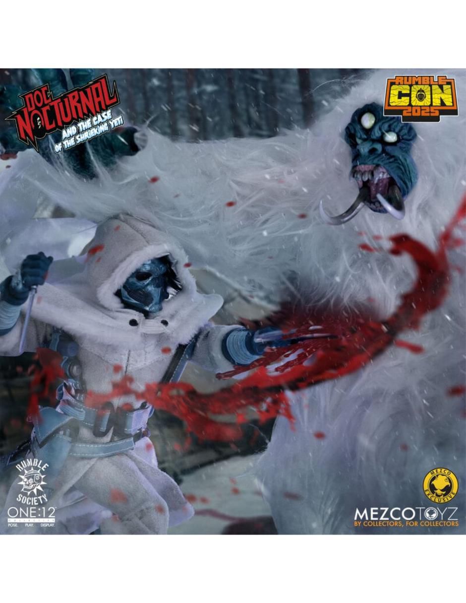 Set figuras acción articulada Doc Nocturnal and the Case of the Shrieking Yeti limitada 4
