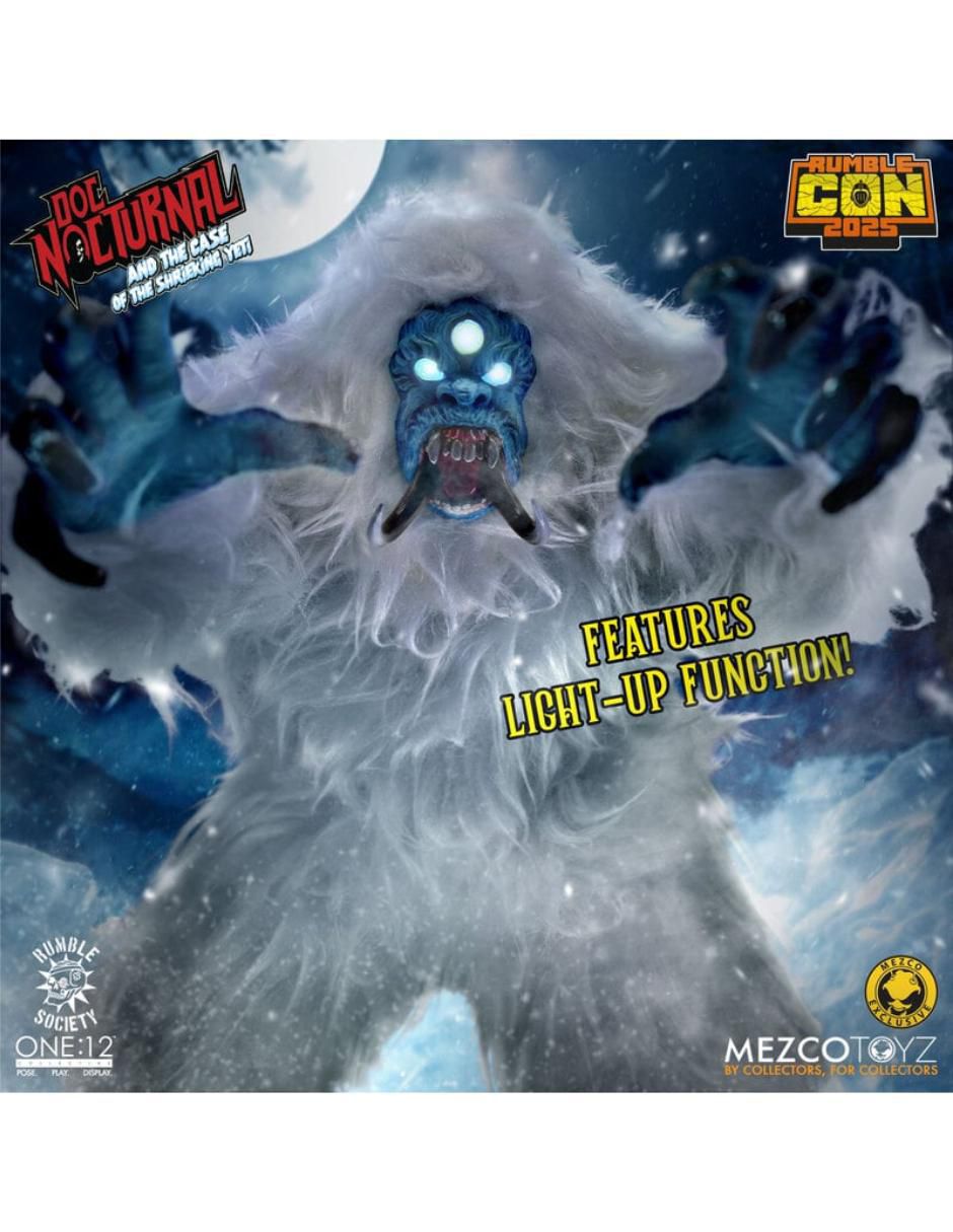 Set figuras acción articulada Doc Nocturnal and the Case of the Shrieking Yeti limitada 5
