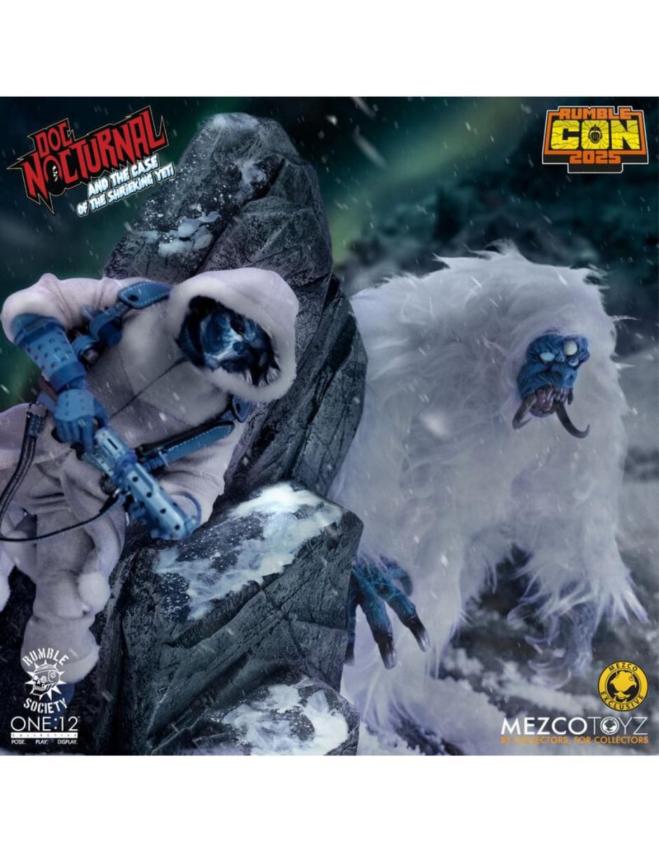 Set figuras acción articulada Doc Nocturnal and the Case of the Shrieking Yeti limitada 7
