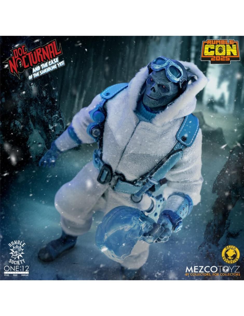 Set figuras acción articulada Doc Nocturnal and the Case of the Shrieking Yeti limitada 8