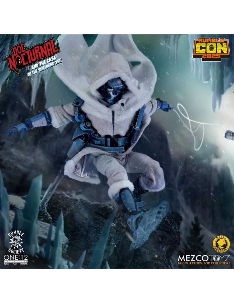 Set figuras acción articulada Doc Nocturnal and the Case of the Shrieking Yeti limitada 10