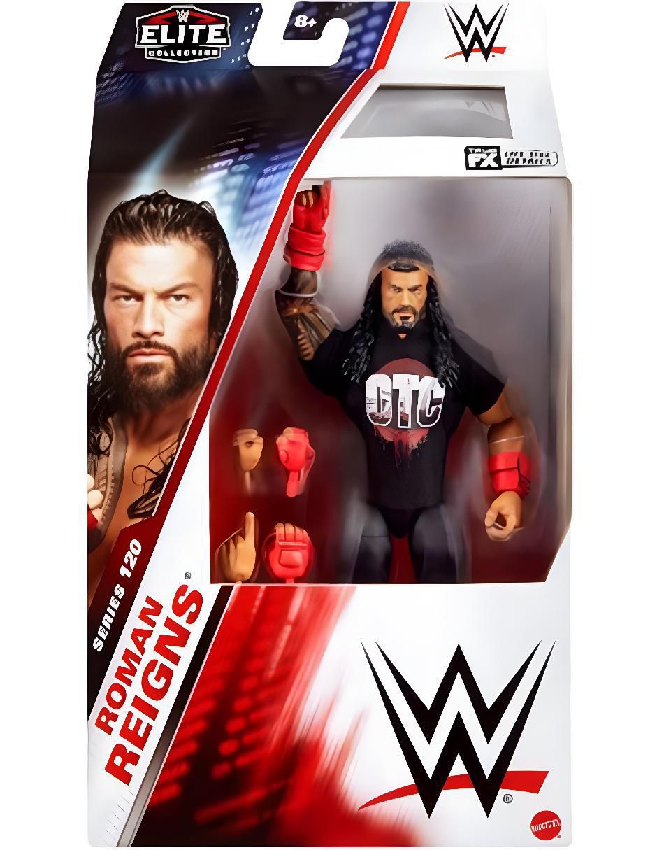 Figura de colección articulada WWE Roman Reigns action 7