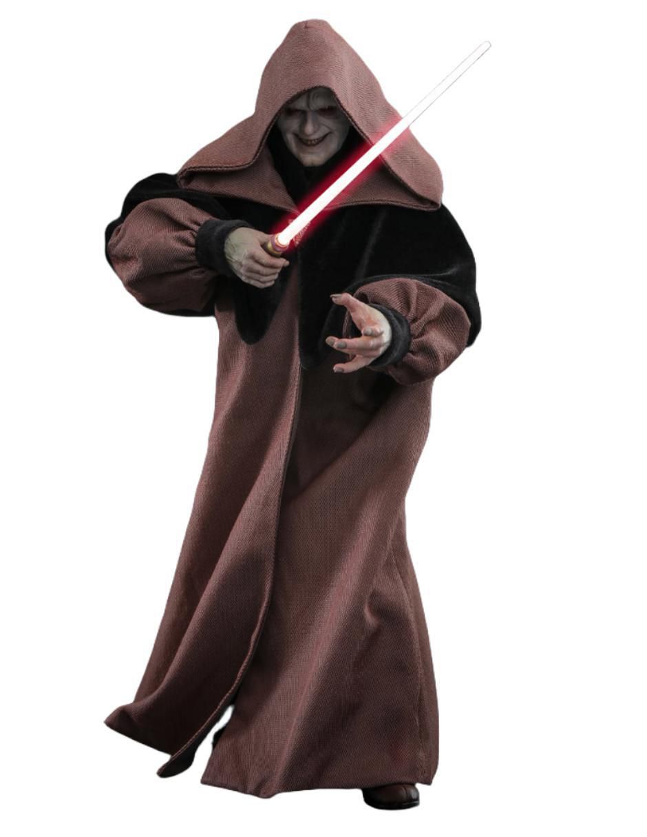 Figura de colección articulada Star Wars Darth Sidious Collectors con luz