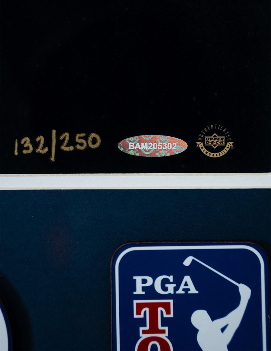 Póster autografiado por Tiger Woods 4