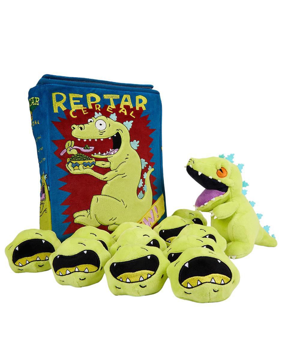 Set de peluches de Reptar dinosaurio Caja de Cereales Interactiva de 25 cm 1