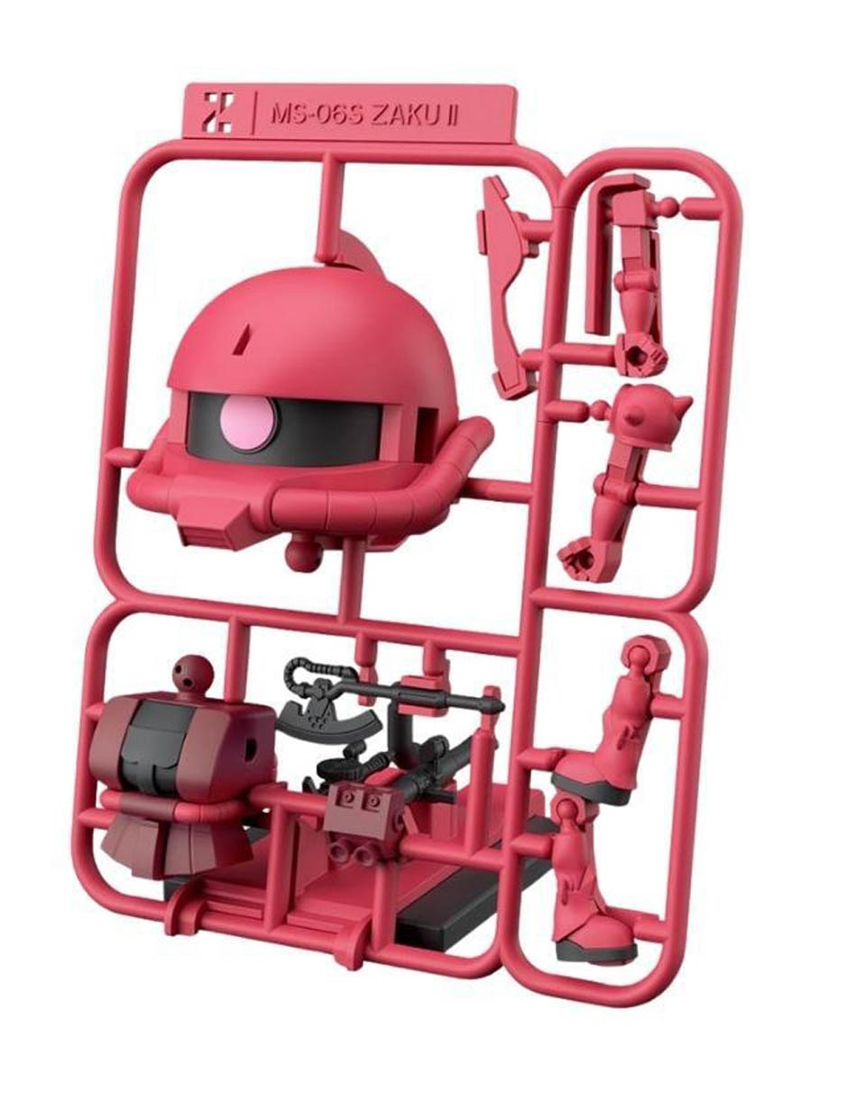 Figura de colección articulada Gundam Char Zaku collectors 3
