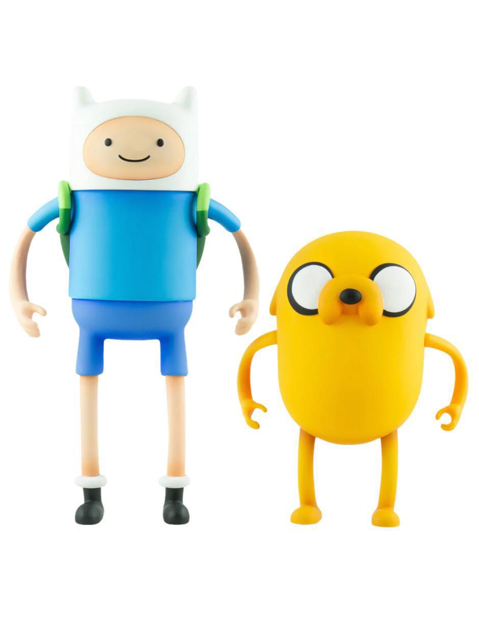 Set figuras acción articuladas Adventure Time Finn Jake collectors Set figuras acción articuladas Adventure Time Finn Jake collectors