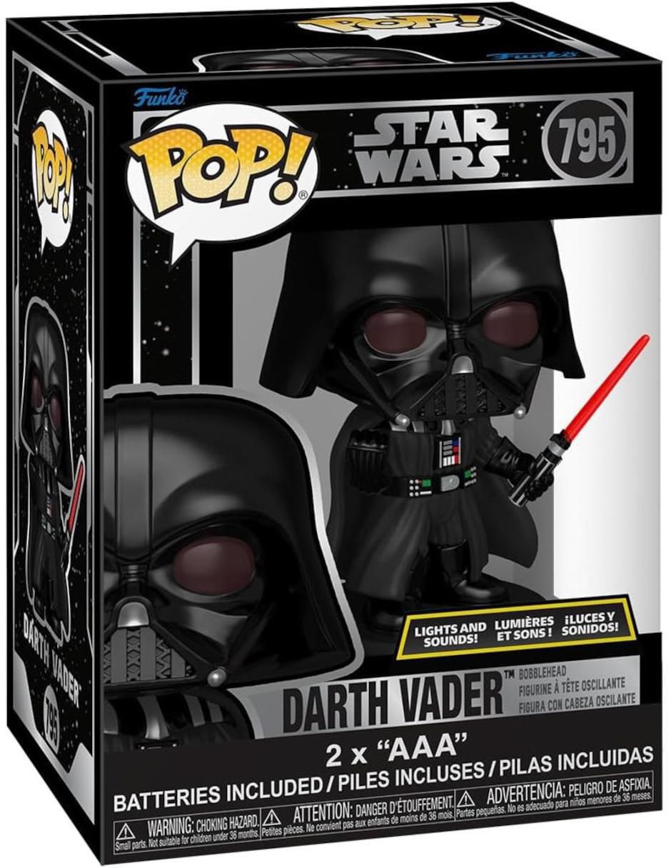 Funko Pop! Star Wars Darth Vader con luz y sonido 2