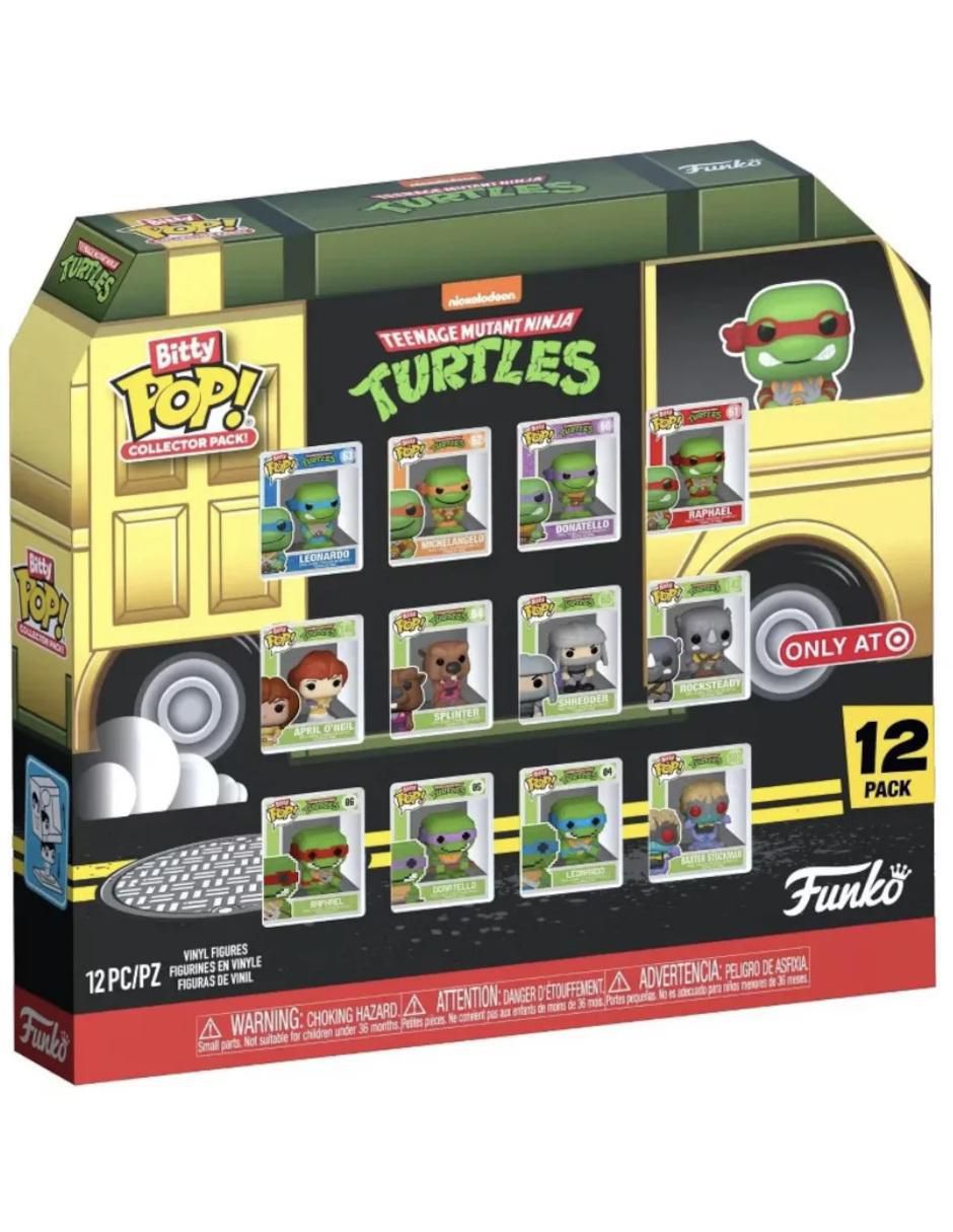 Set Funko Bitty POP! Teenage Mutant Ninja Turtles Tortugas Ninja 3