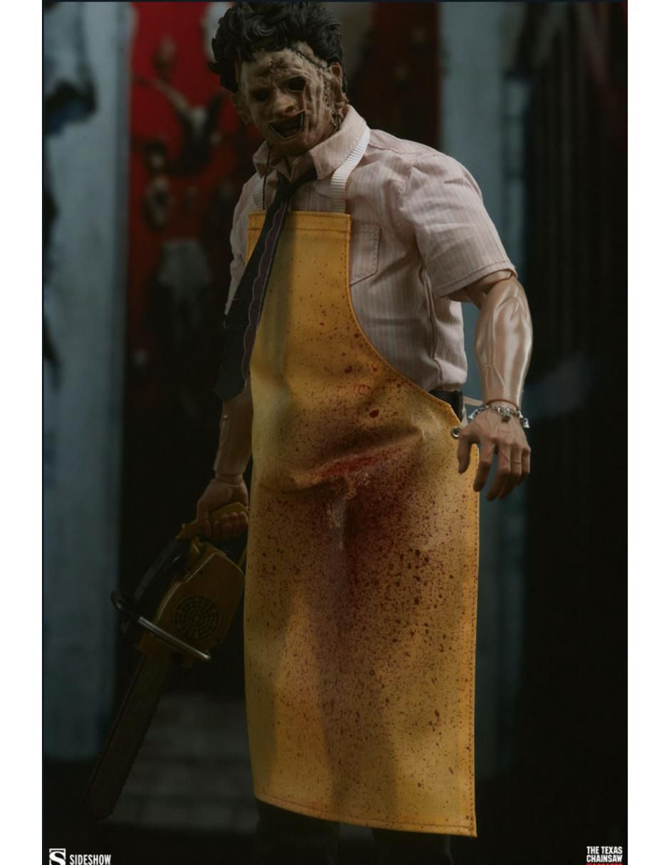 Figura de colección articulada Leatherface whit Pretty Woman Mask limitada 3